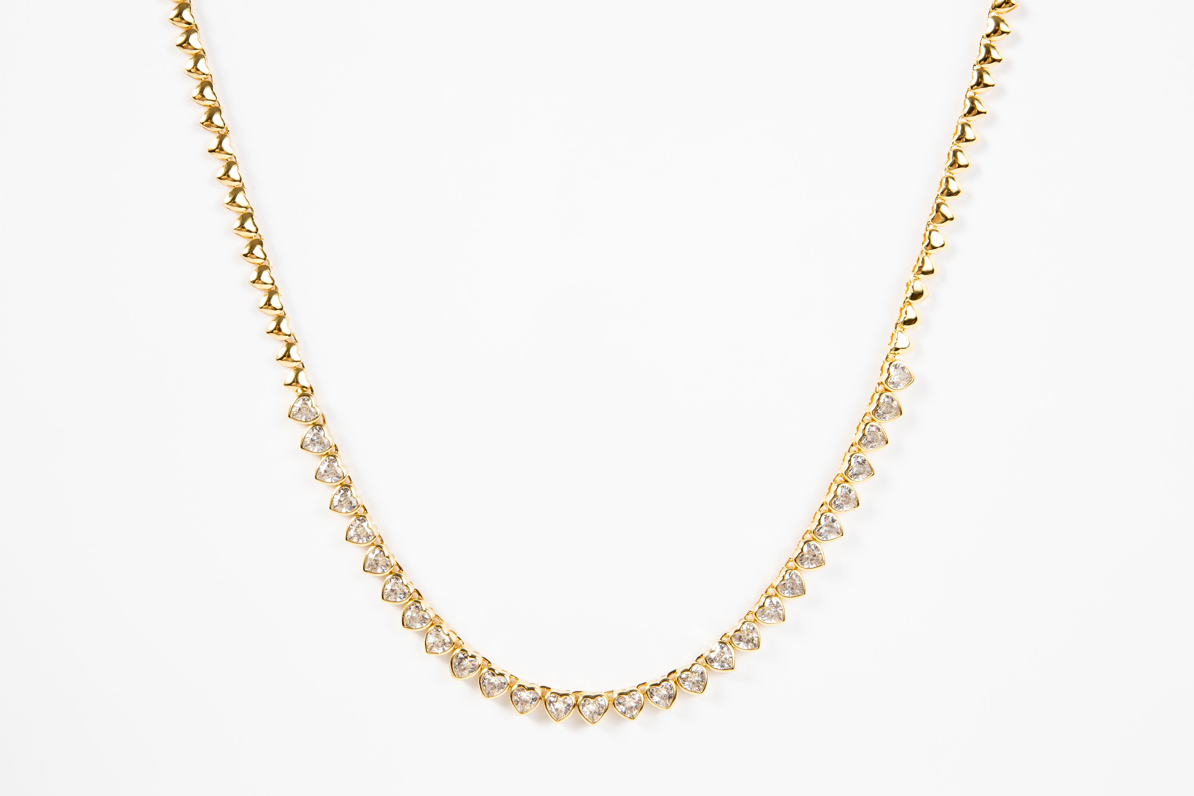 Collar Hearty Heart CZ Choker
