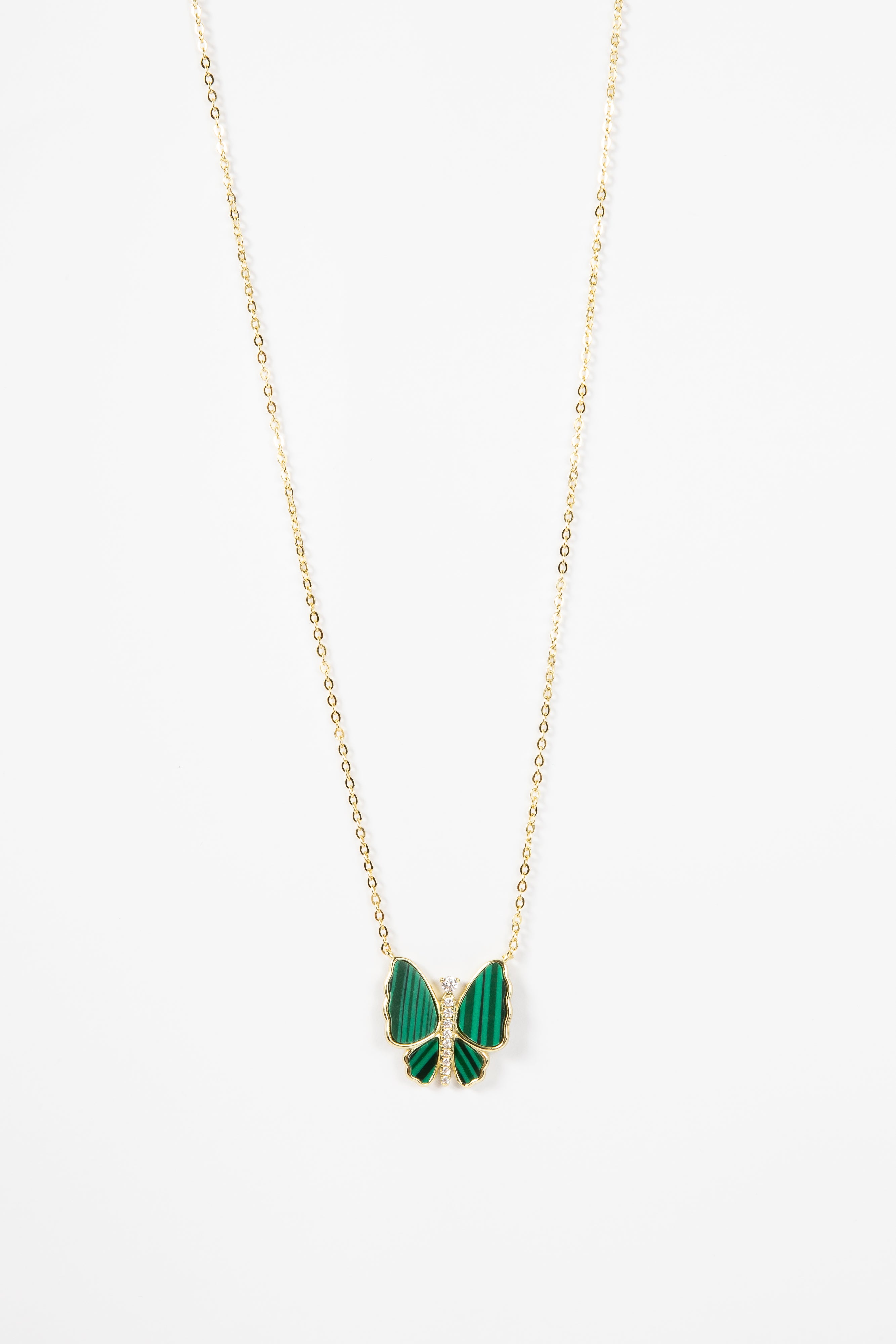 Collar Green Butterfly Gran Necklace