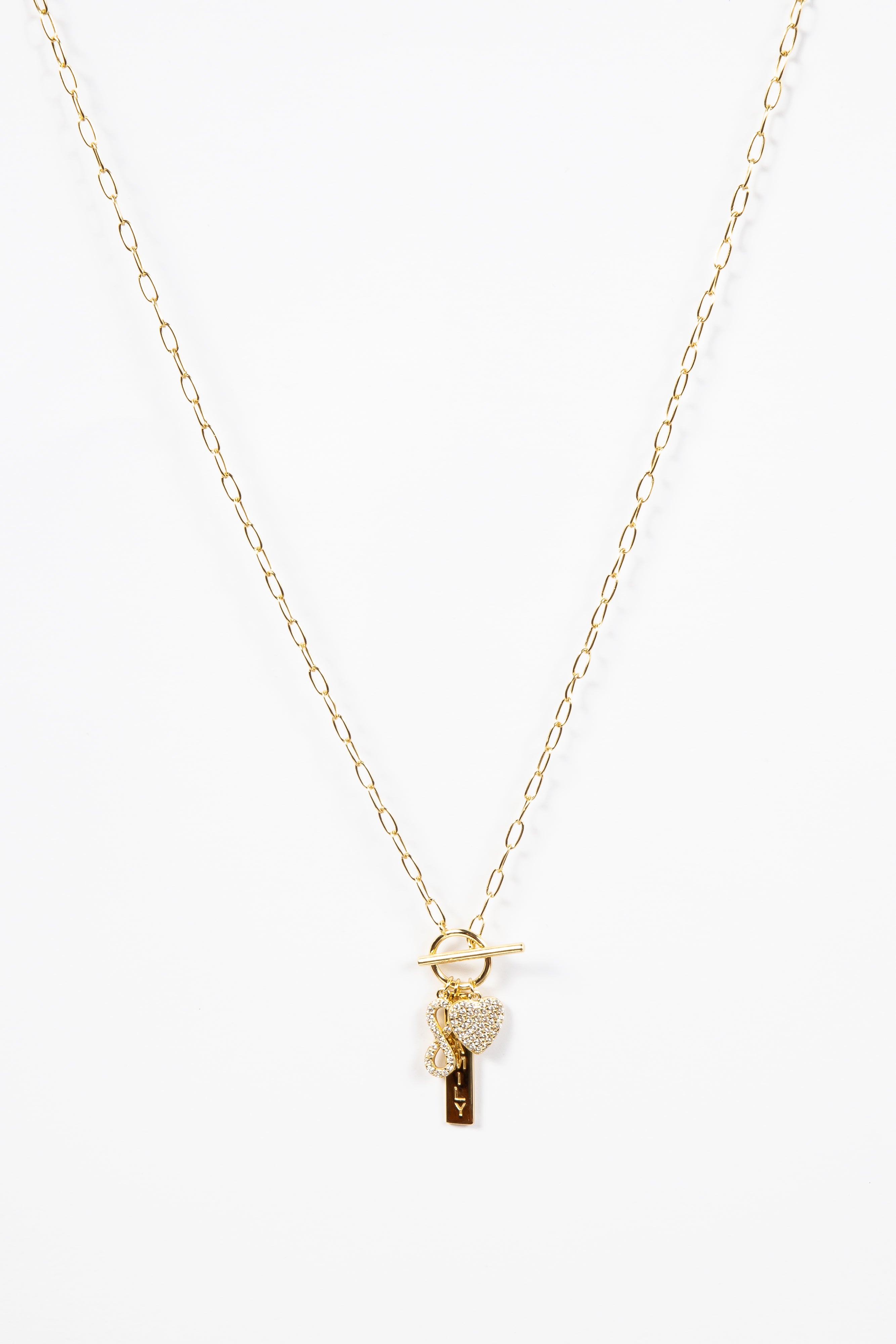 Collar Paperclip Toggle & Charms