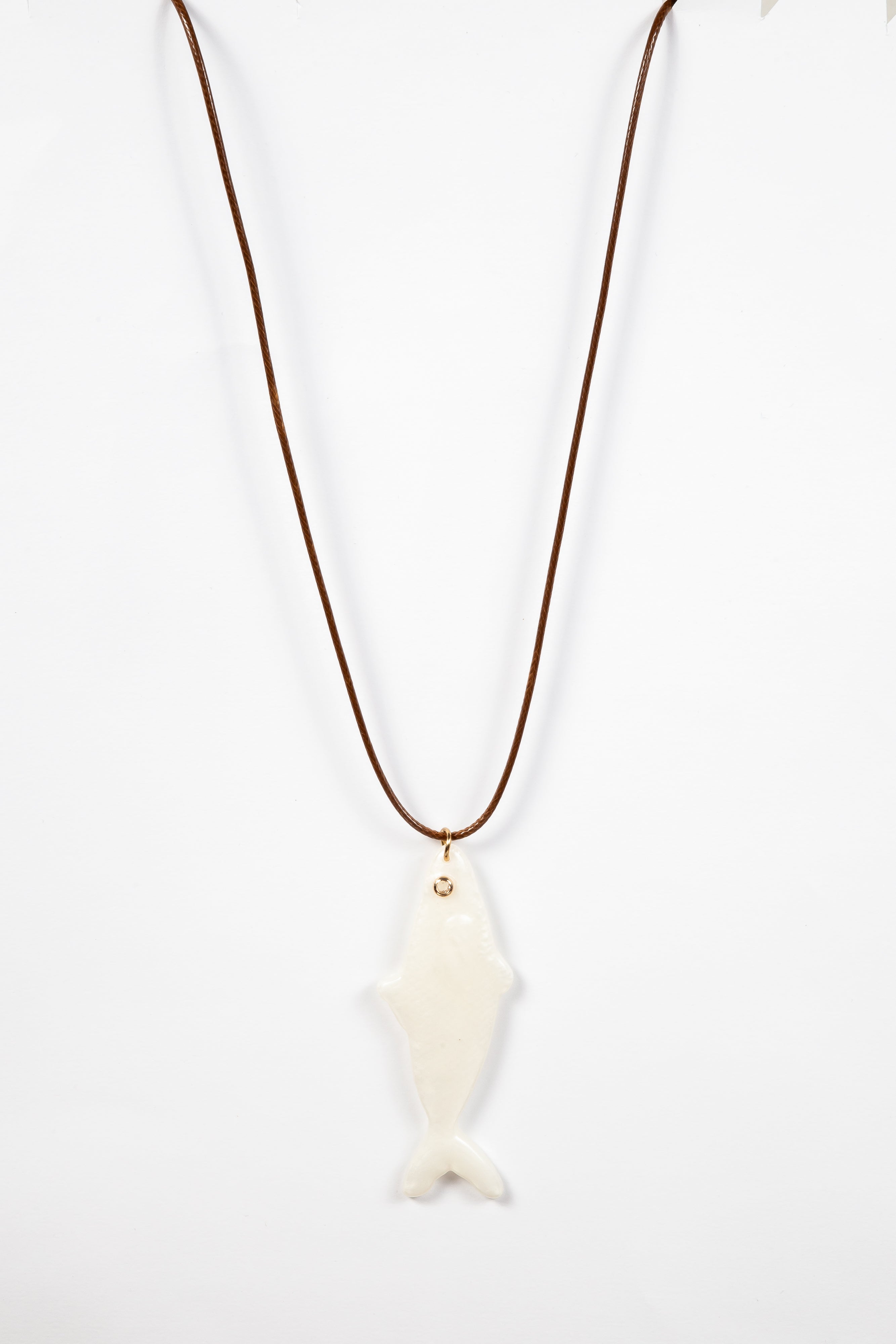 Collar Summer White Gran Fish