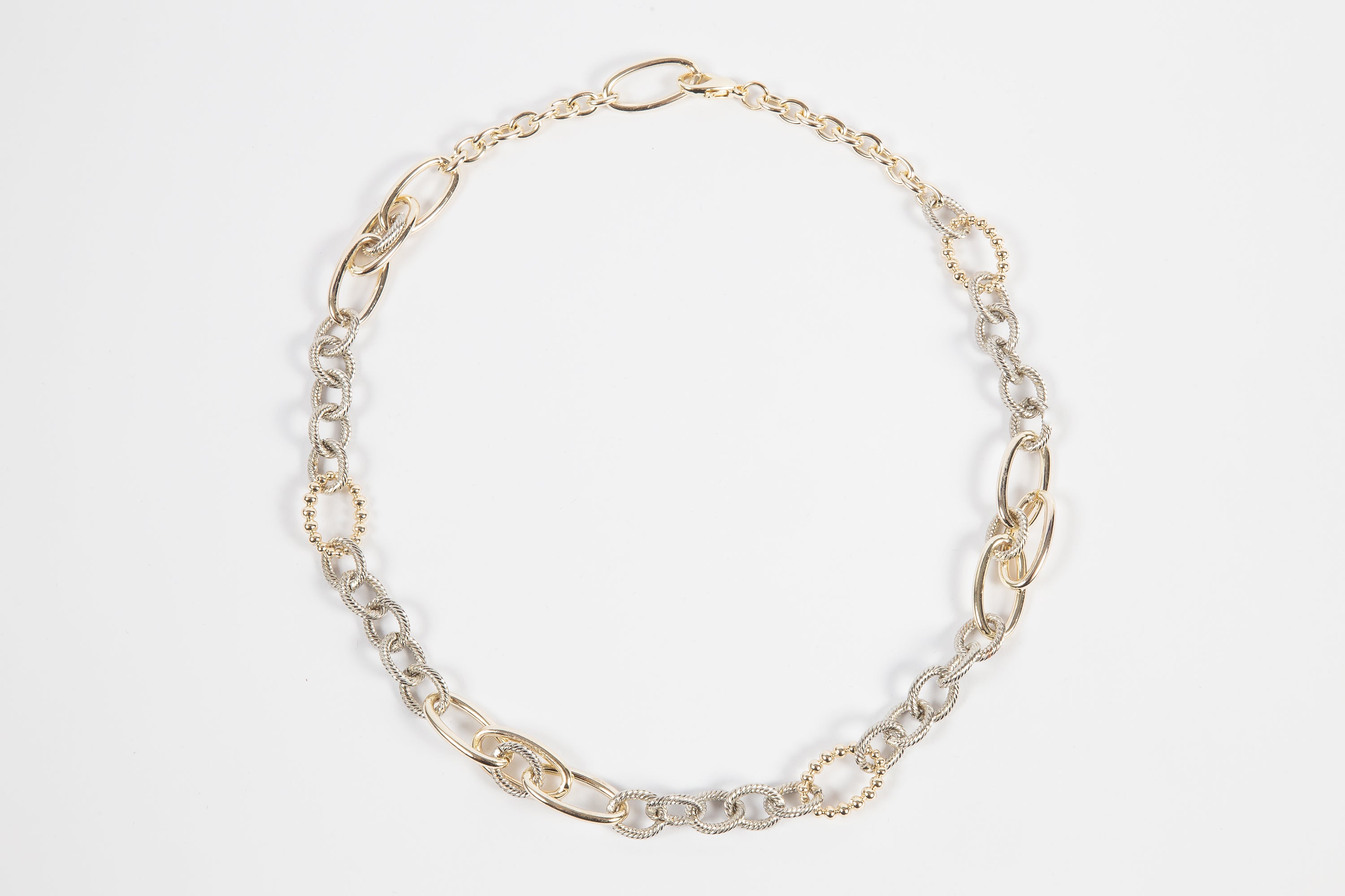 Collar Skinny Trio Oval Necklace