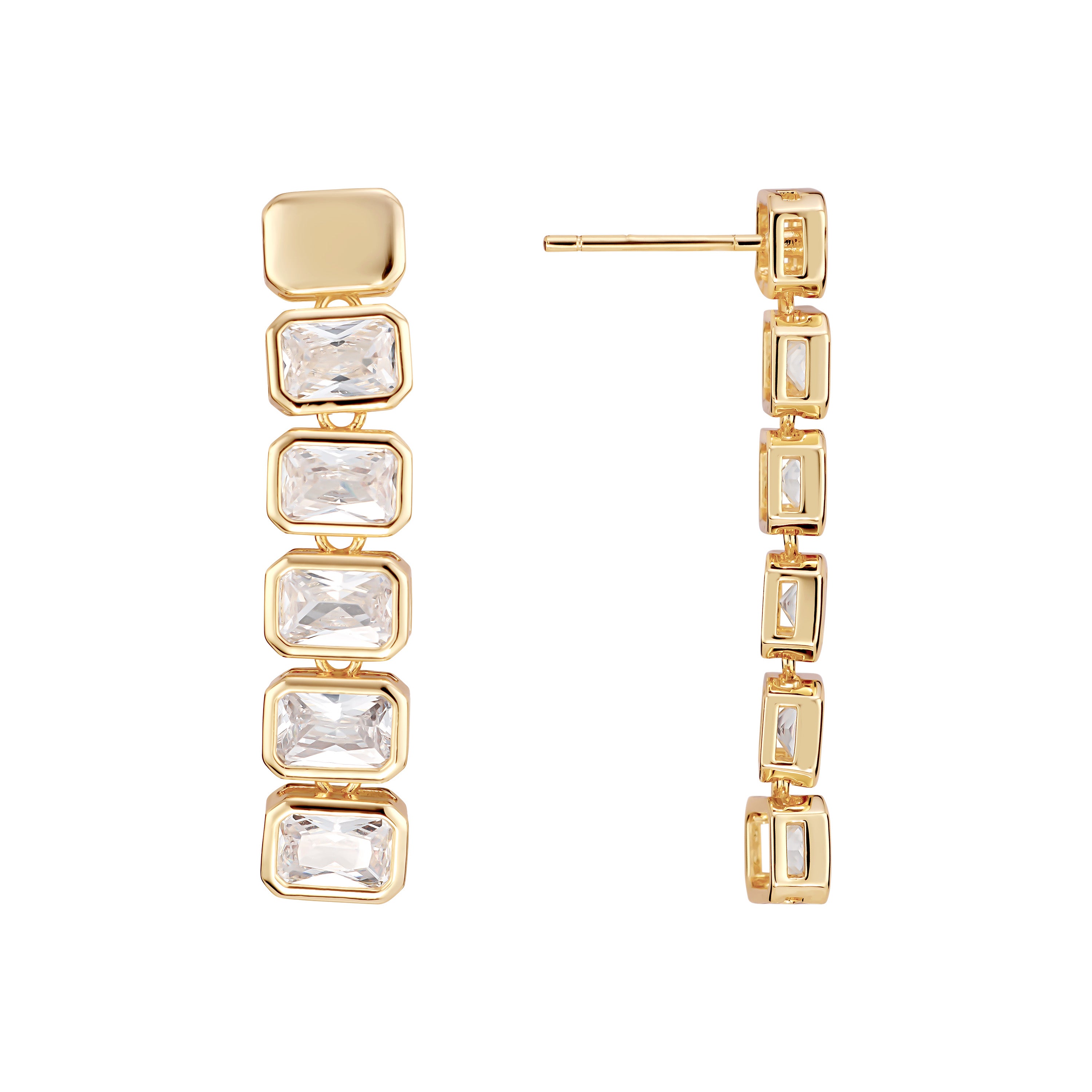 Aro Quinto Square Bagui Dangle