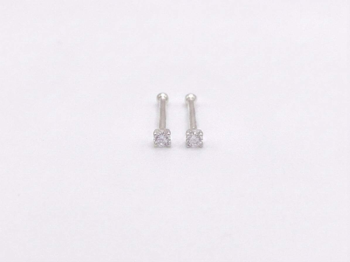 Aro Micro Light CZ Stud