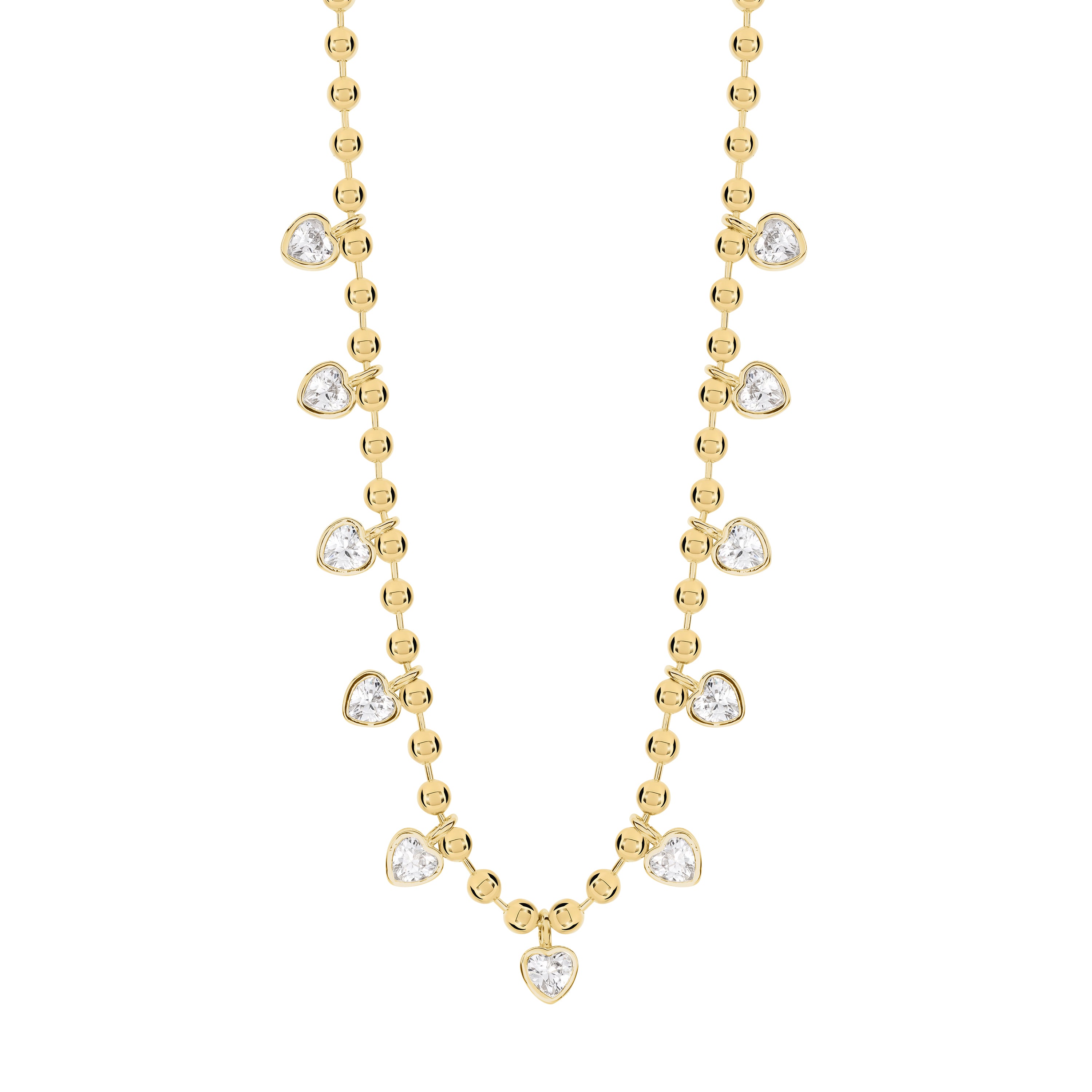 Collar Brassy Bubbles & Hearty Choker