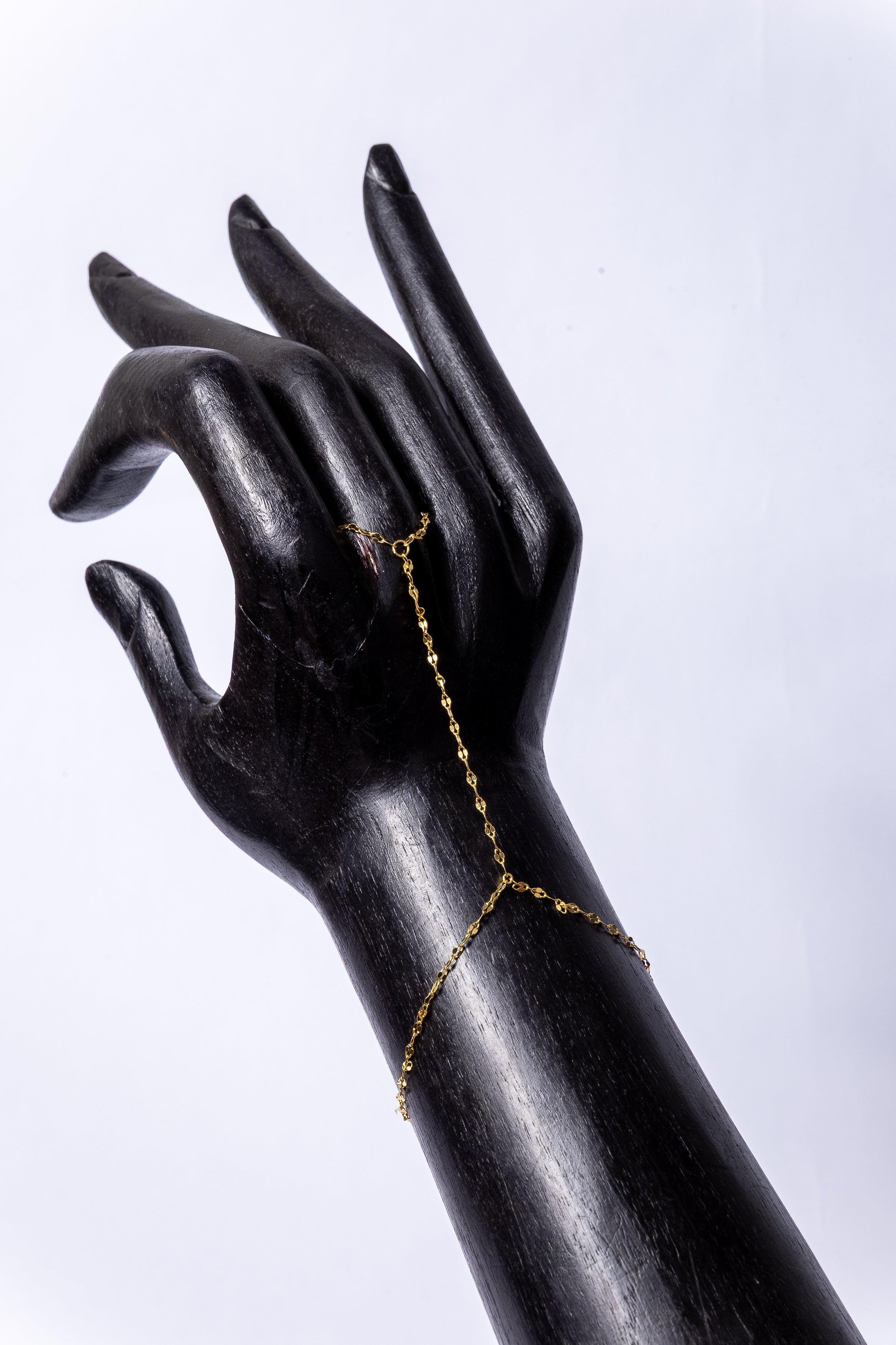 Pulsera Chainy Mirror Chain & Ring Bracelet