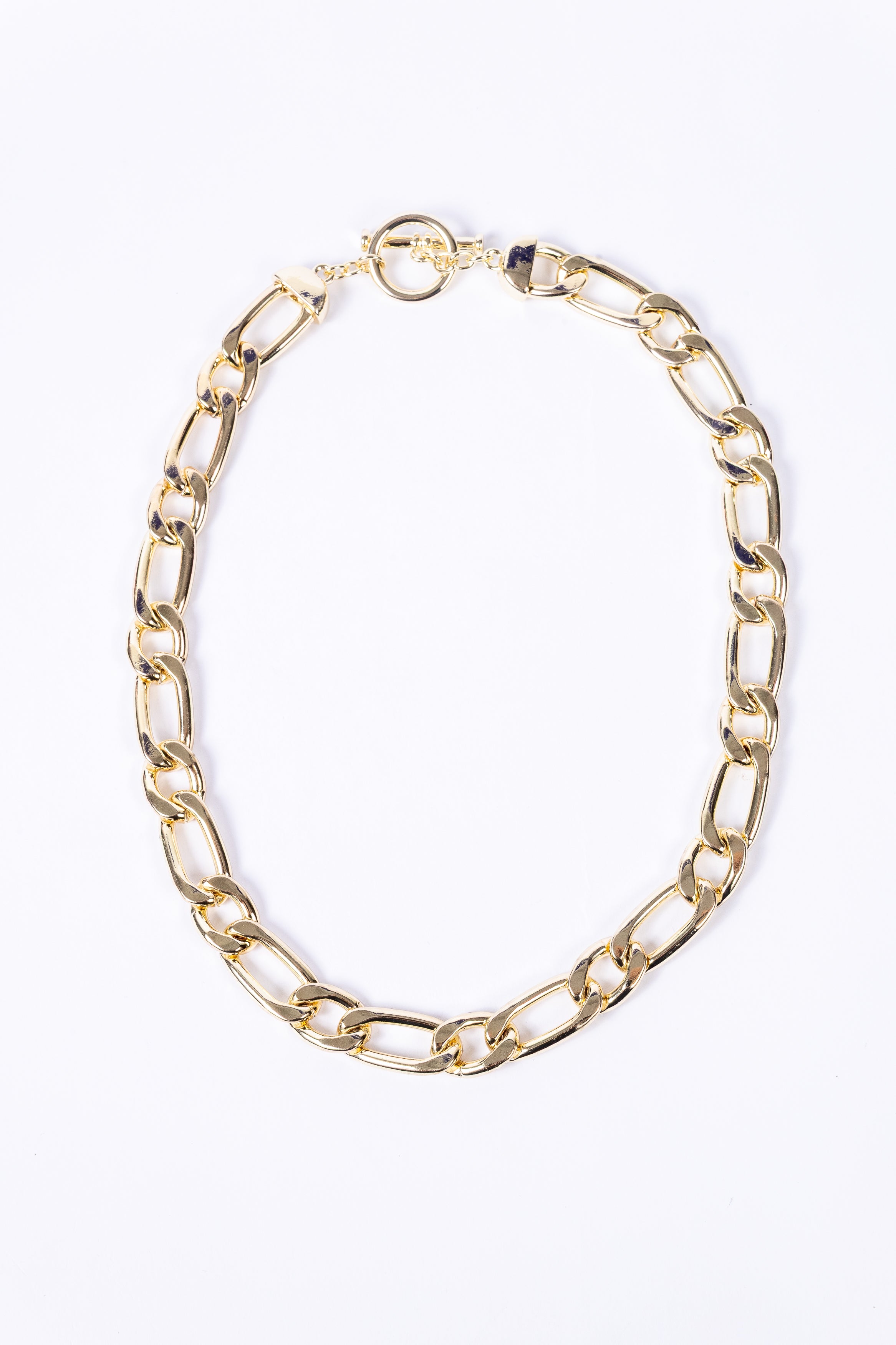 Collar Cuban Oval Necklace Toggle