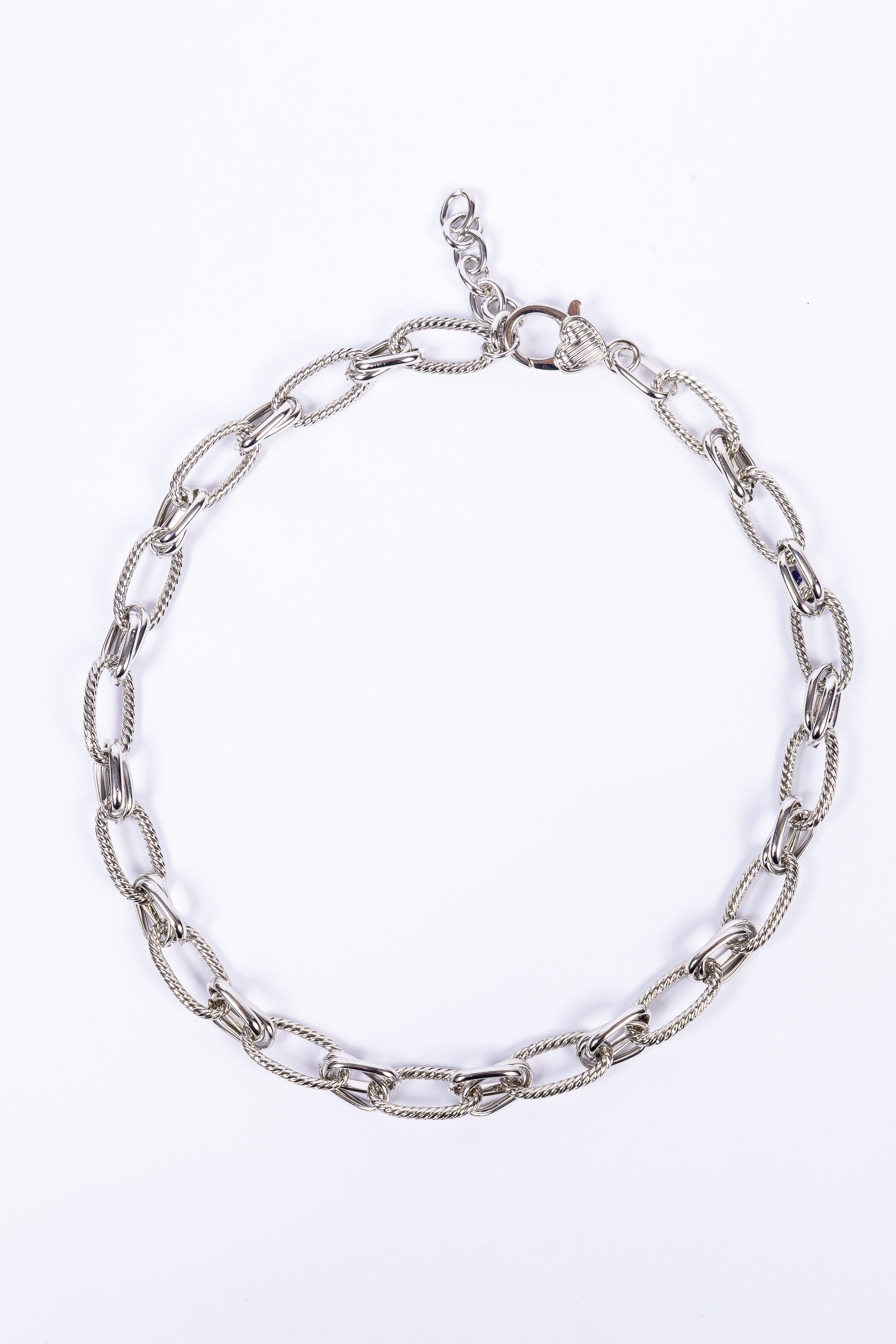 Collar Skinny Oval Rhodi Choker