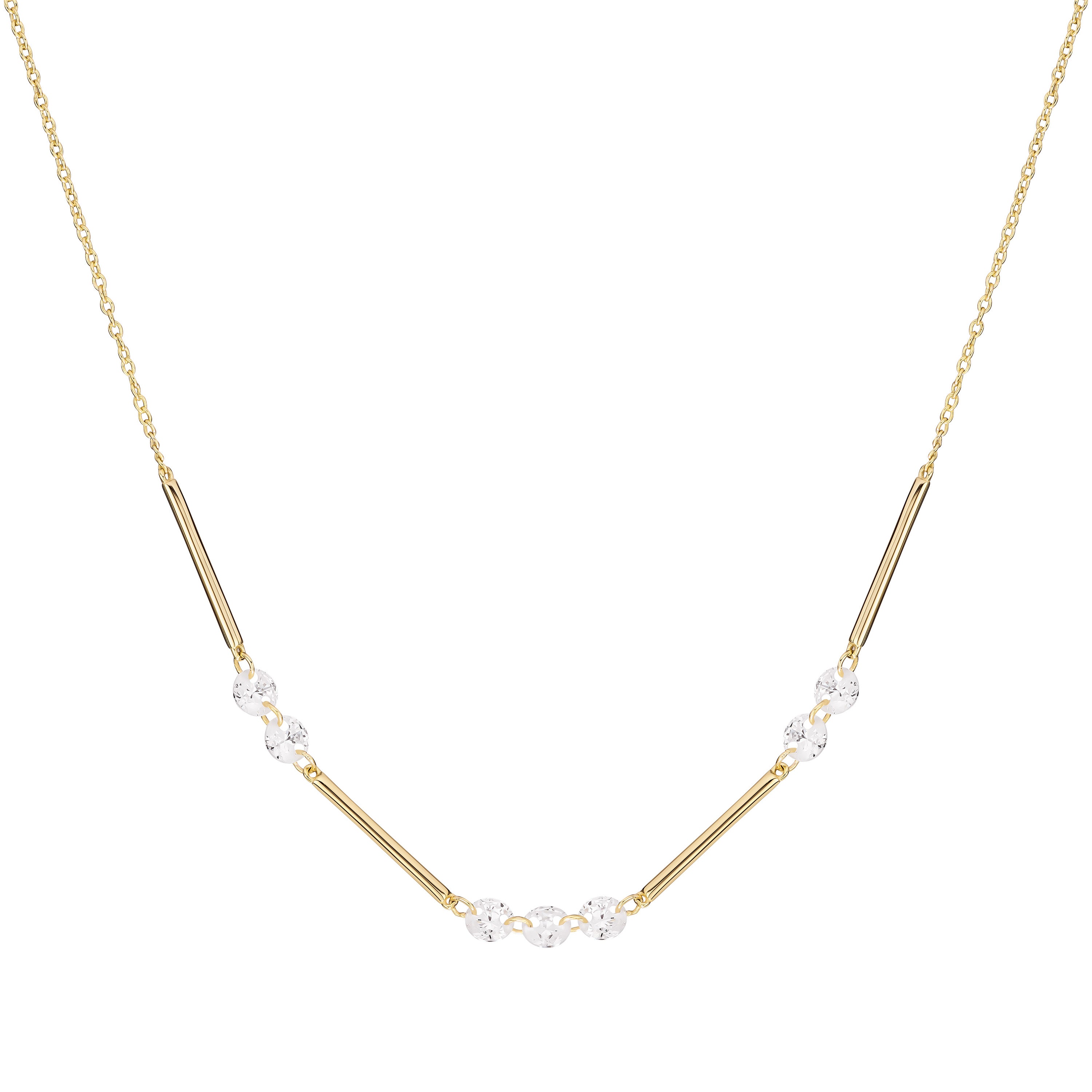 Collar Sofia Bar CZ Choker