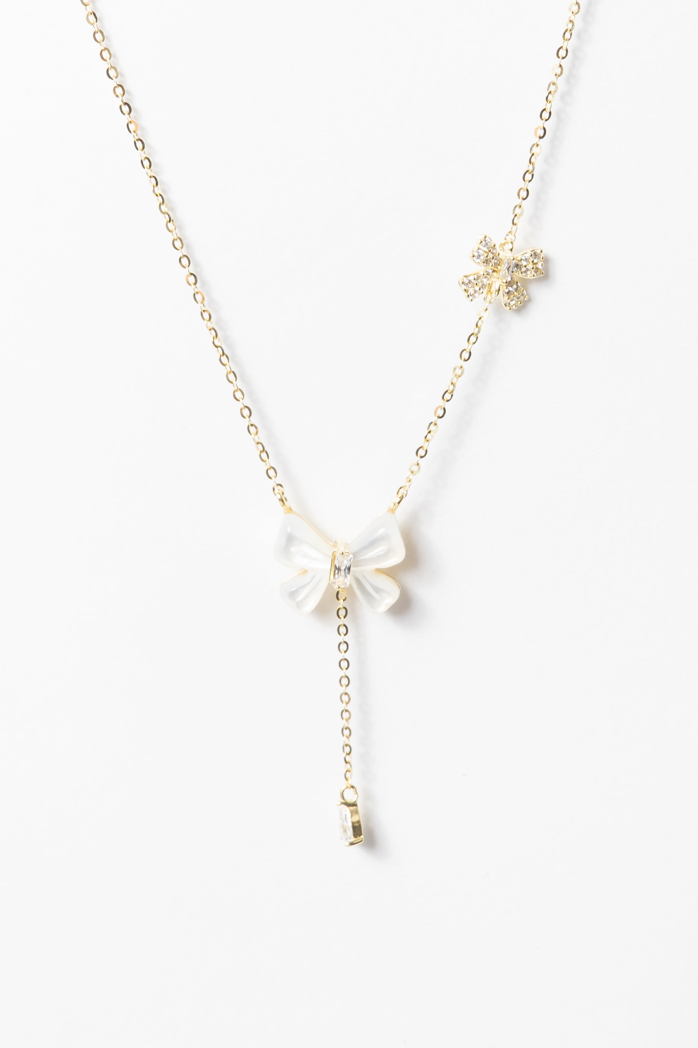 Collar Cutey MOP Bow