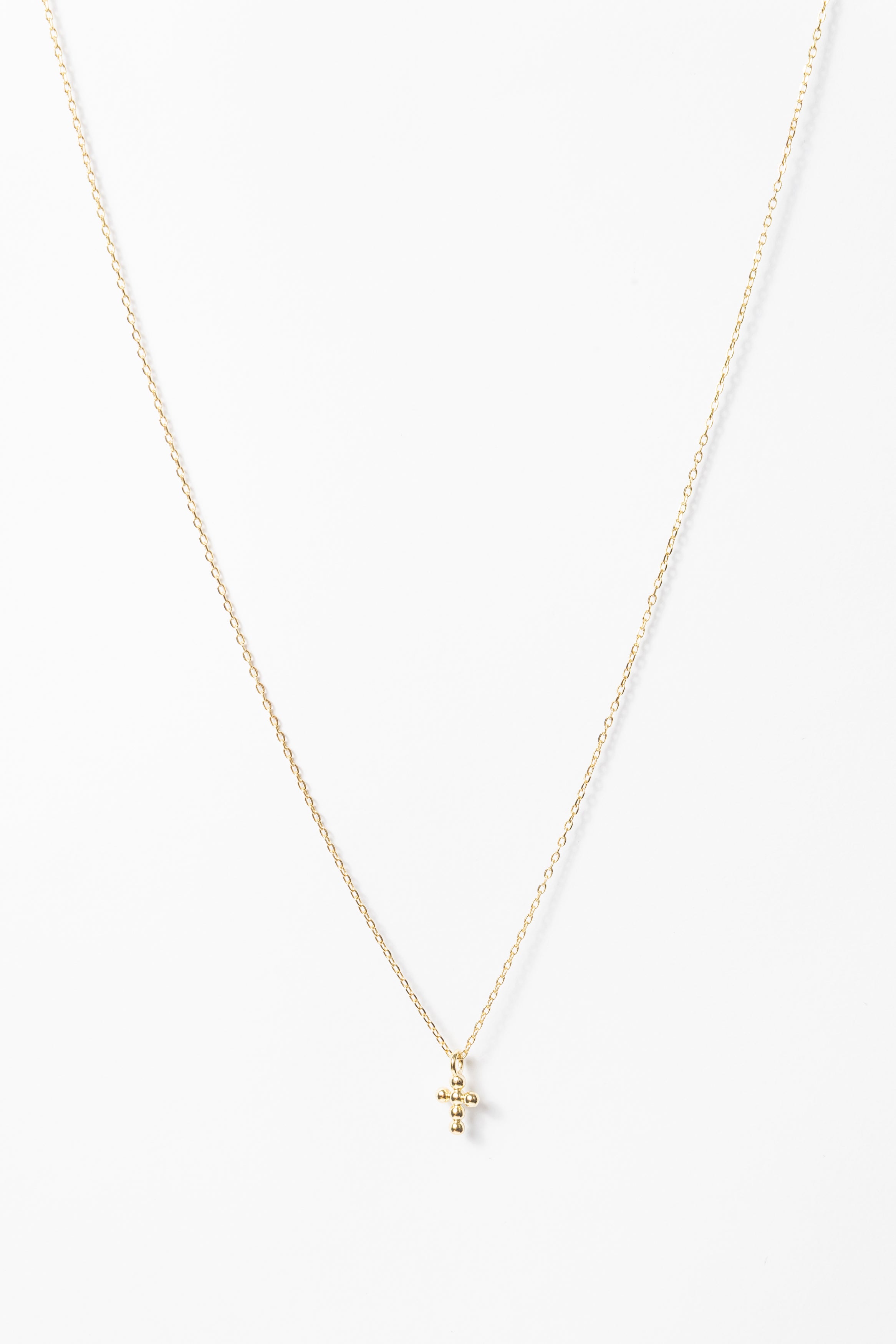 Collar Mni Bubble Cross Neckalce