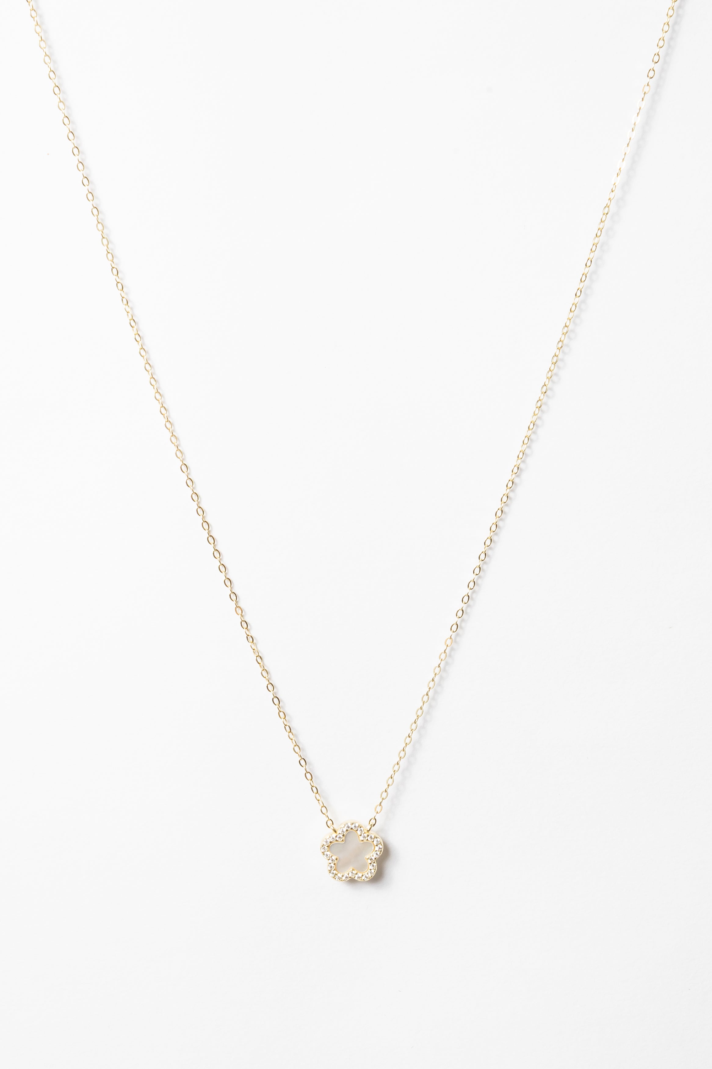 Collar MOP Daisy Flower Necklace
