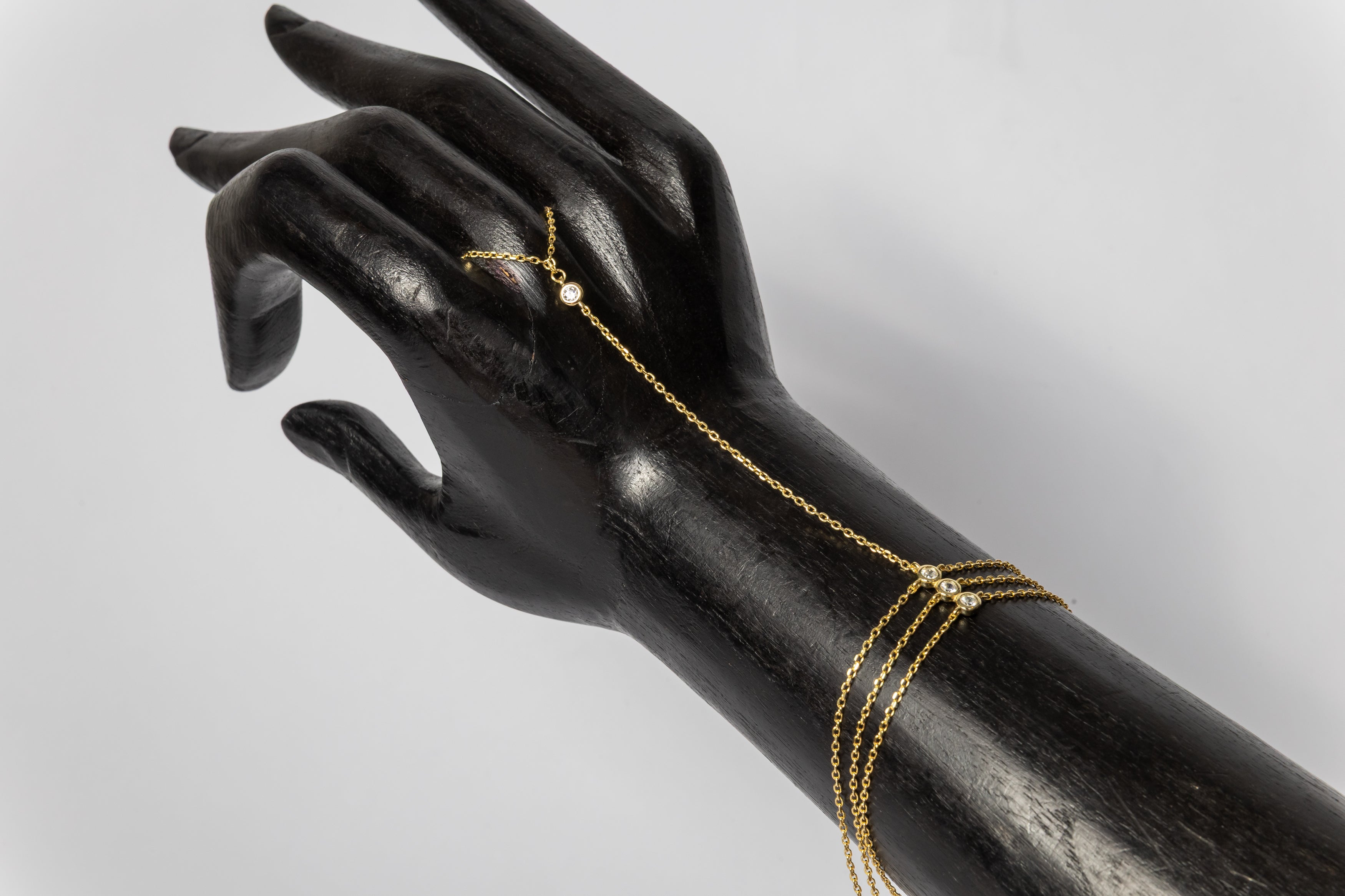 Pulsera Triple Tua Ring & Hand Chain