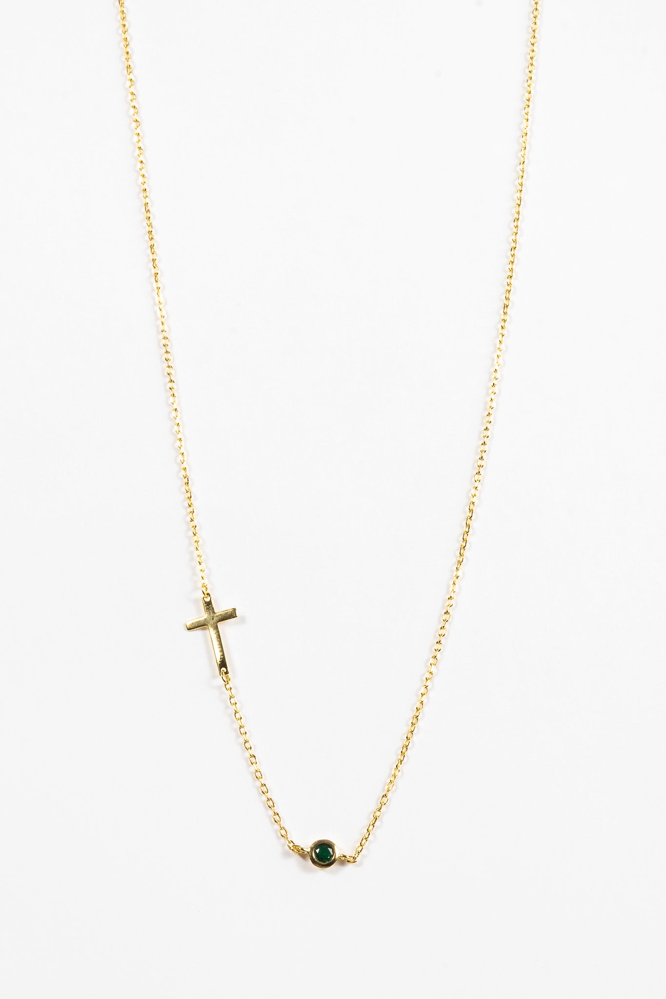 Collar Sided Cross & Green Light