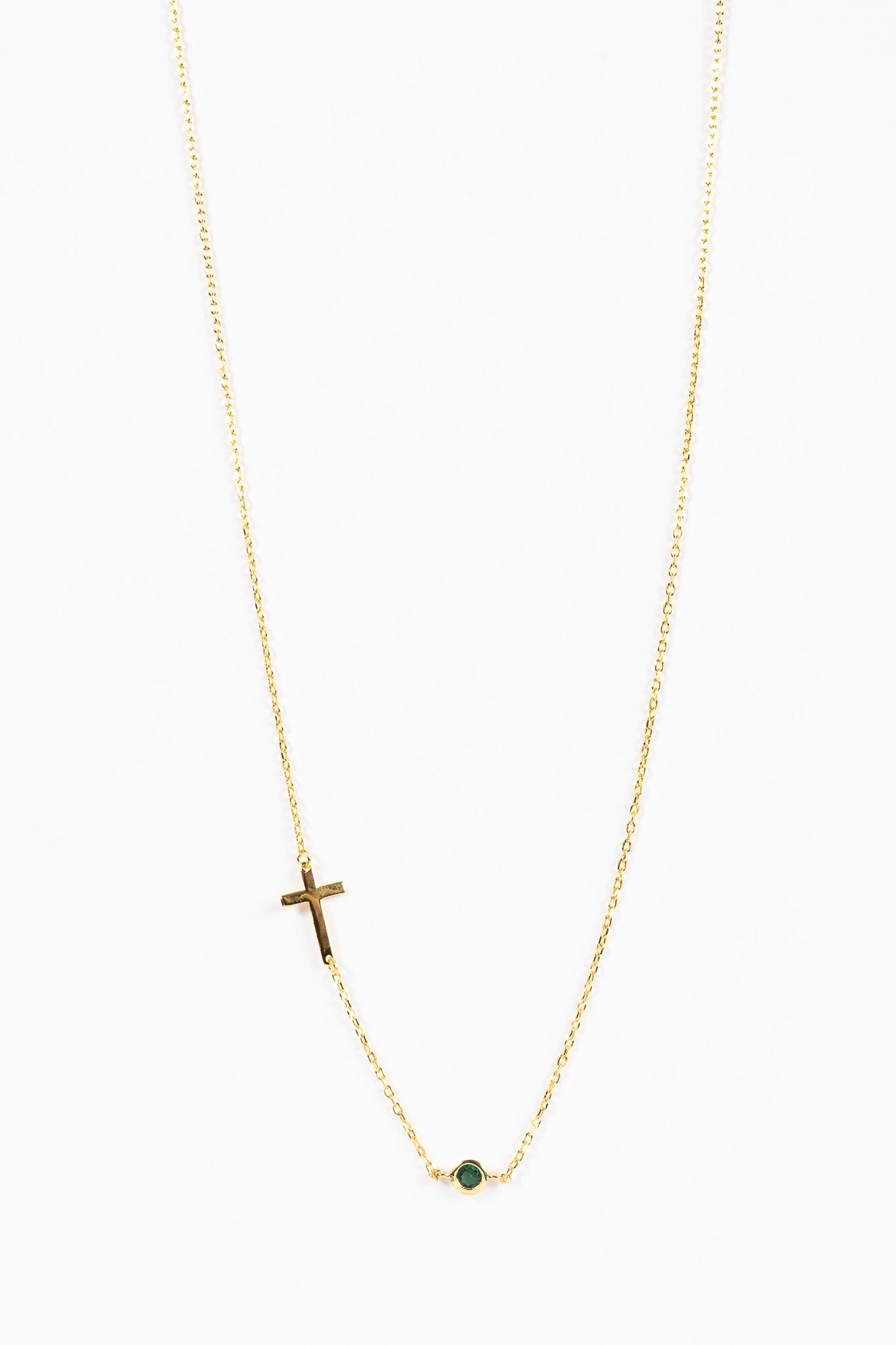 Collar Sided Cross & Green Light