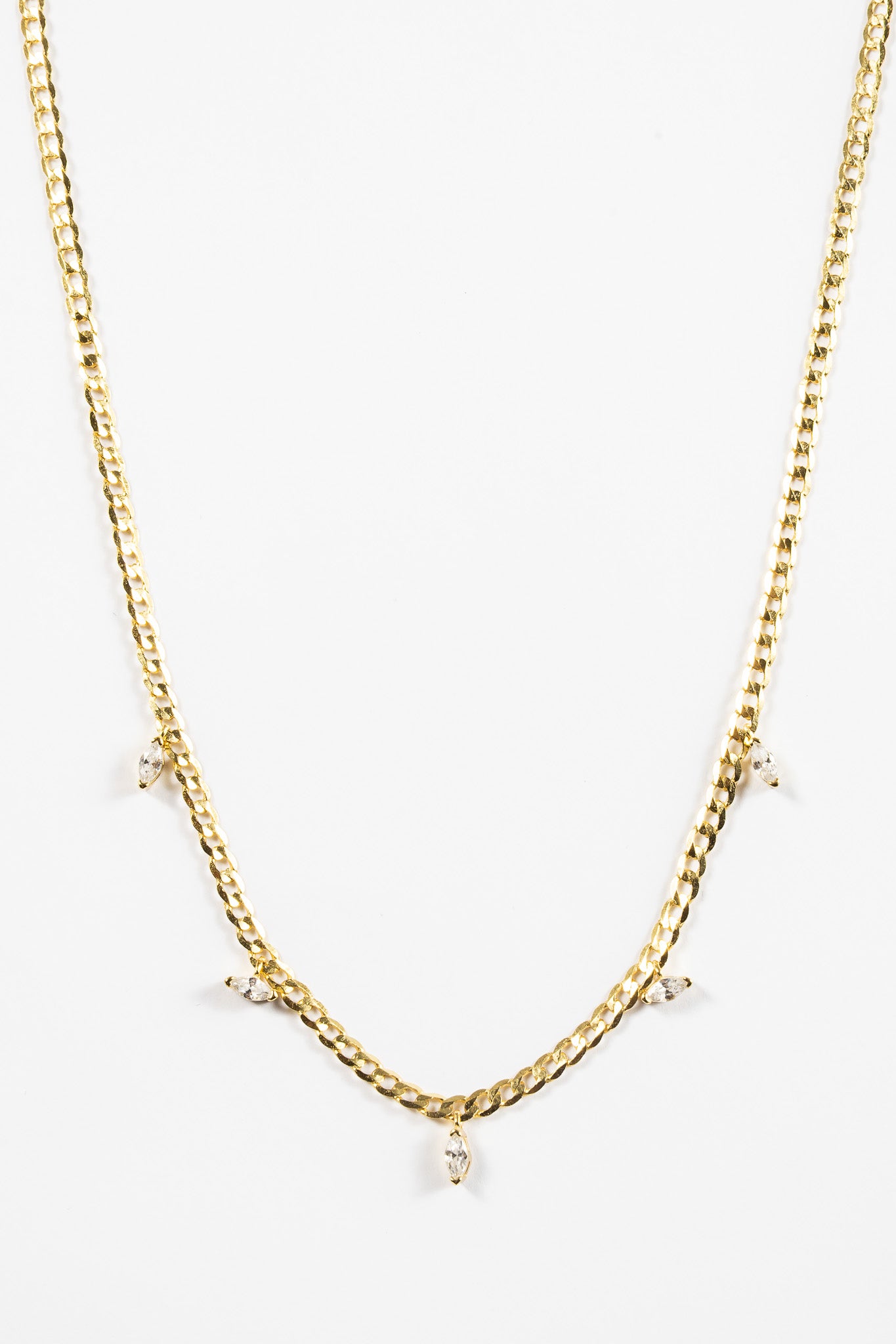 Collar Cuban & Light Teardrops
