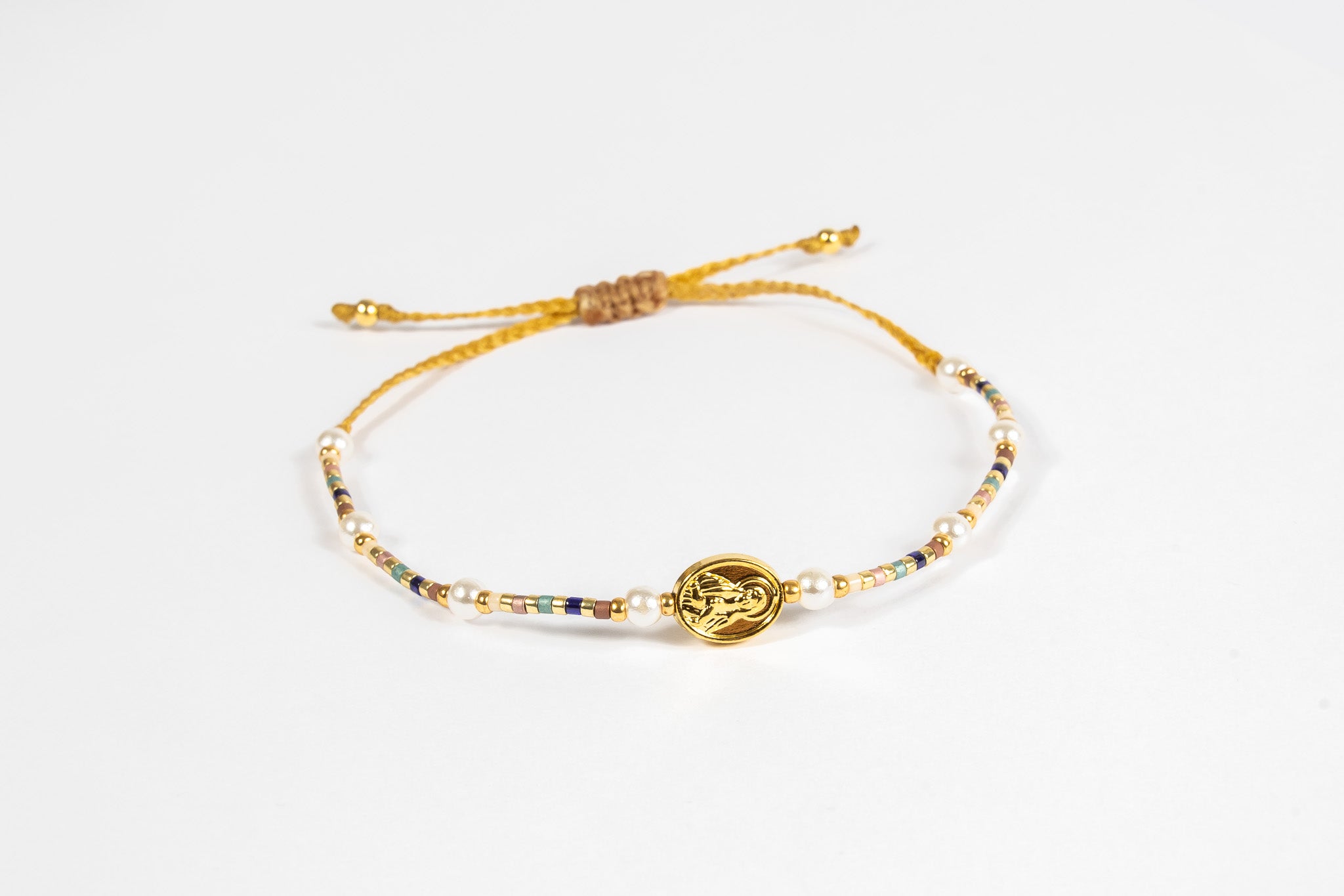Pulsera Pearly & Beads Religious Br