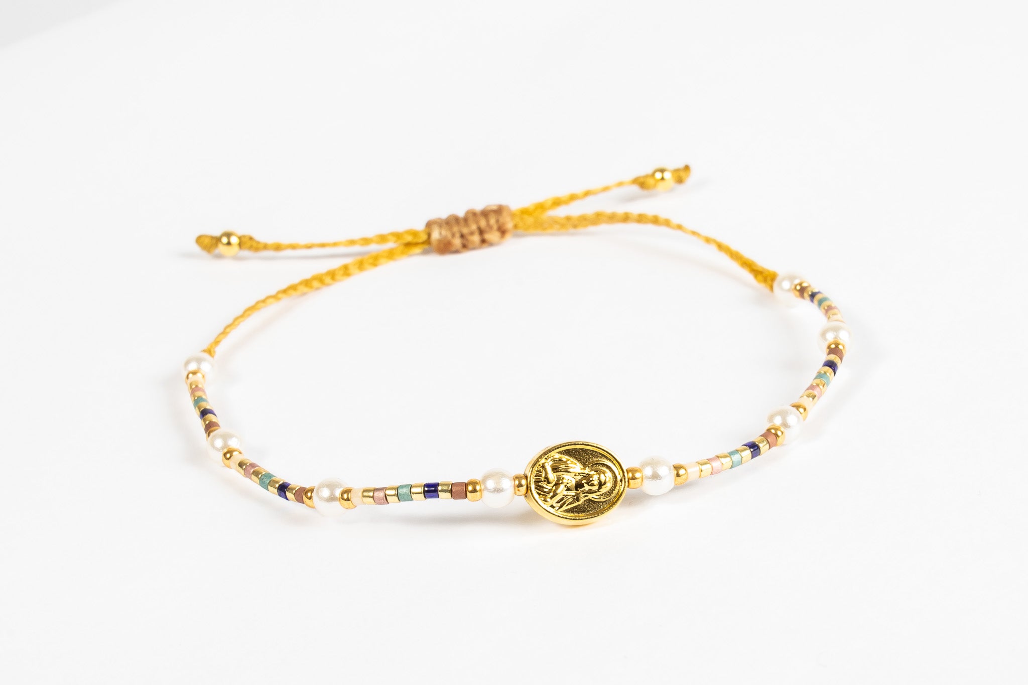 Pulsera Pearly & Beads Religious Br