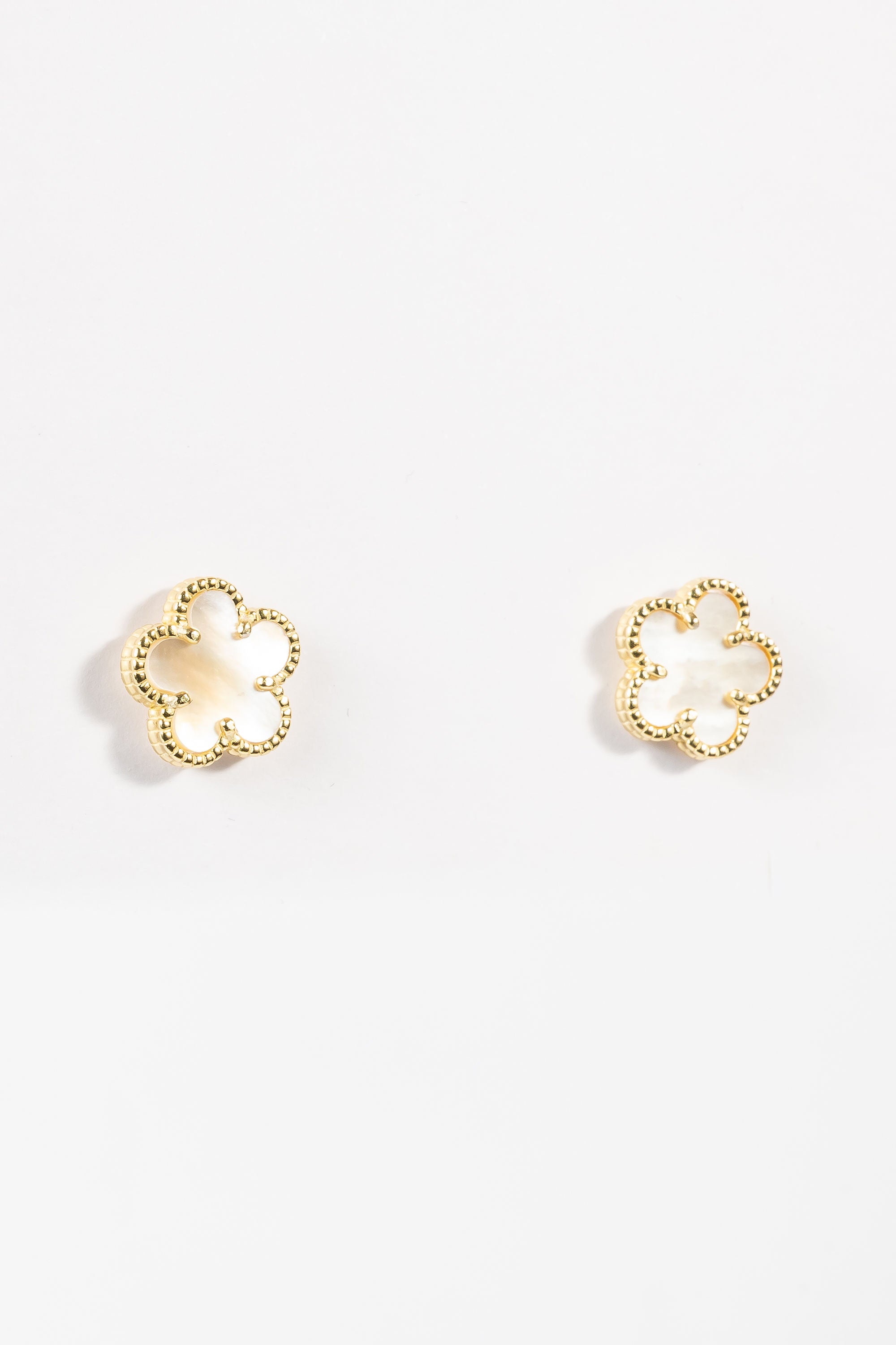 Aro Sterling Silver Flower MOP Gold