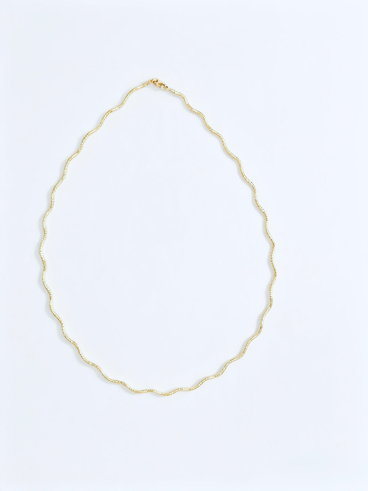 Collar Sterling Silver Wavy Cuffer Choker