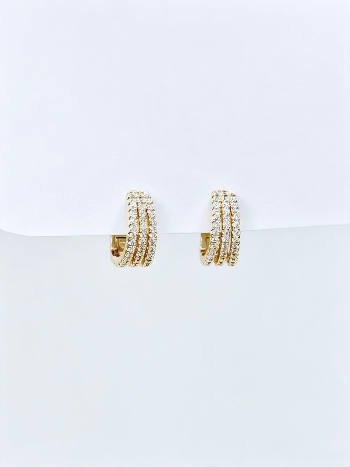 Aro Stainey Skinny CZ New Crow Cz Gold