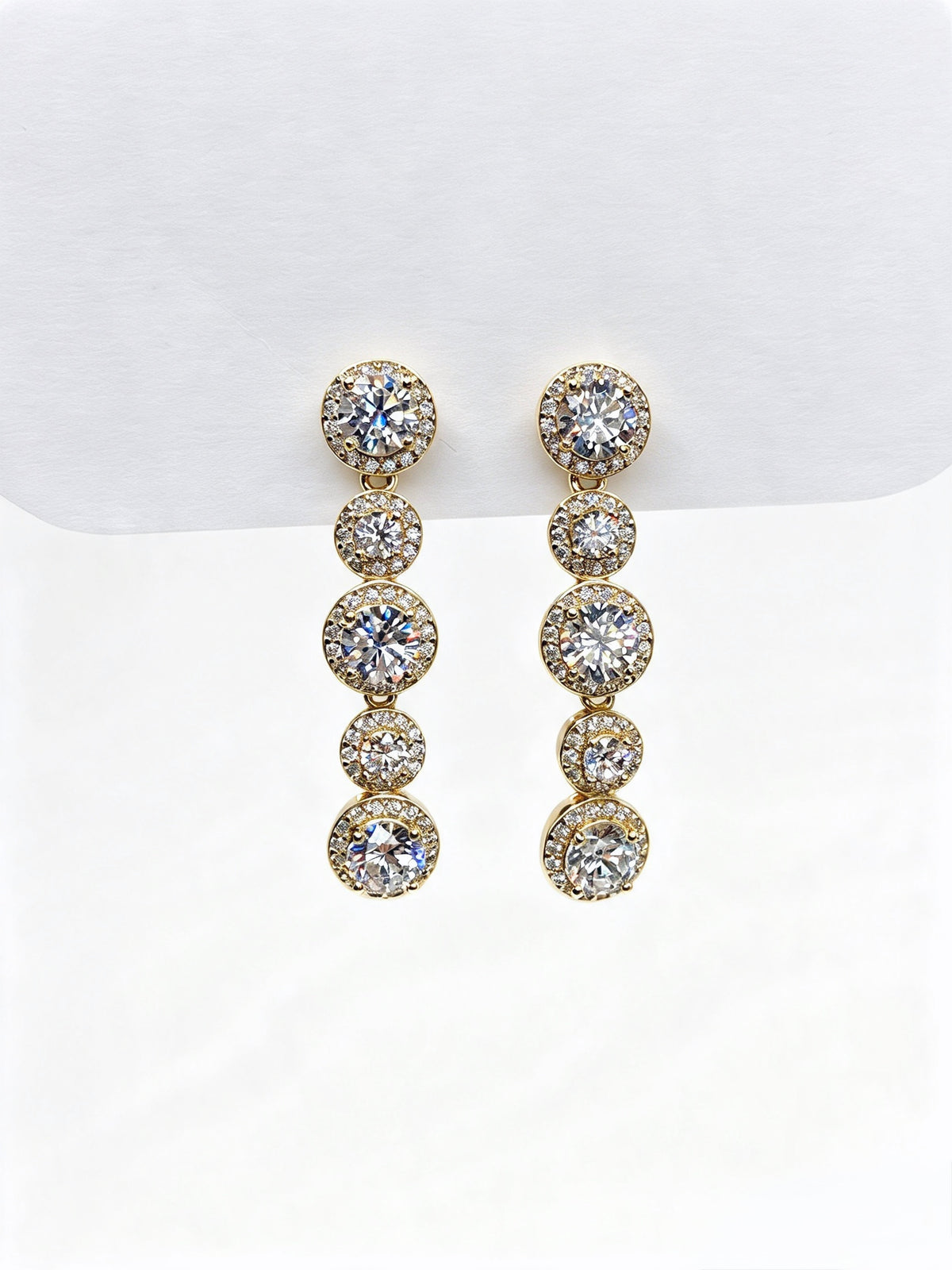 Aro 6 Round Dots Stud & Silver