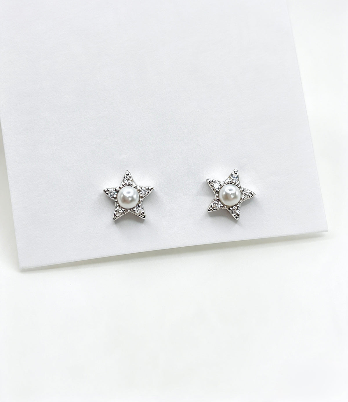 Aro Pearly Star Stud Gold / Silver