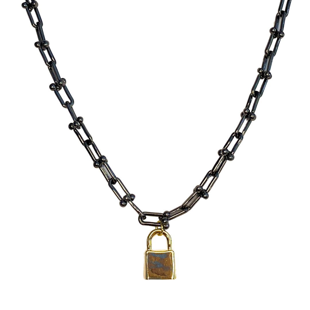 Collar Yumba Locket Black
