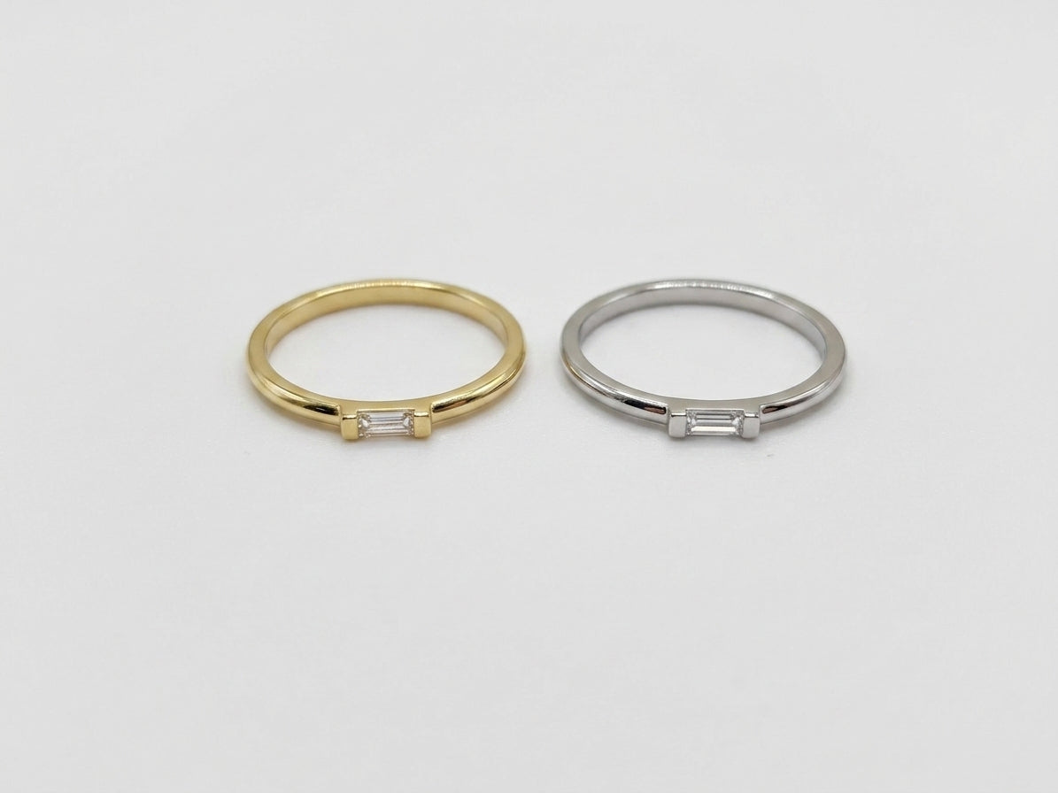 Anillo New Rishka Clear Gold/Silver
