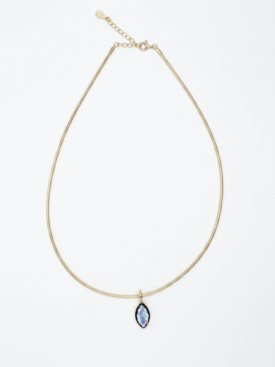 Collar Omega Round Gold