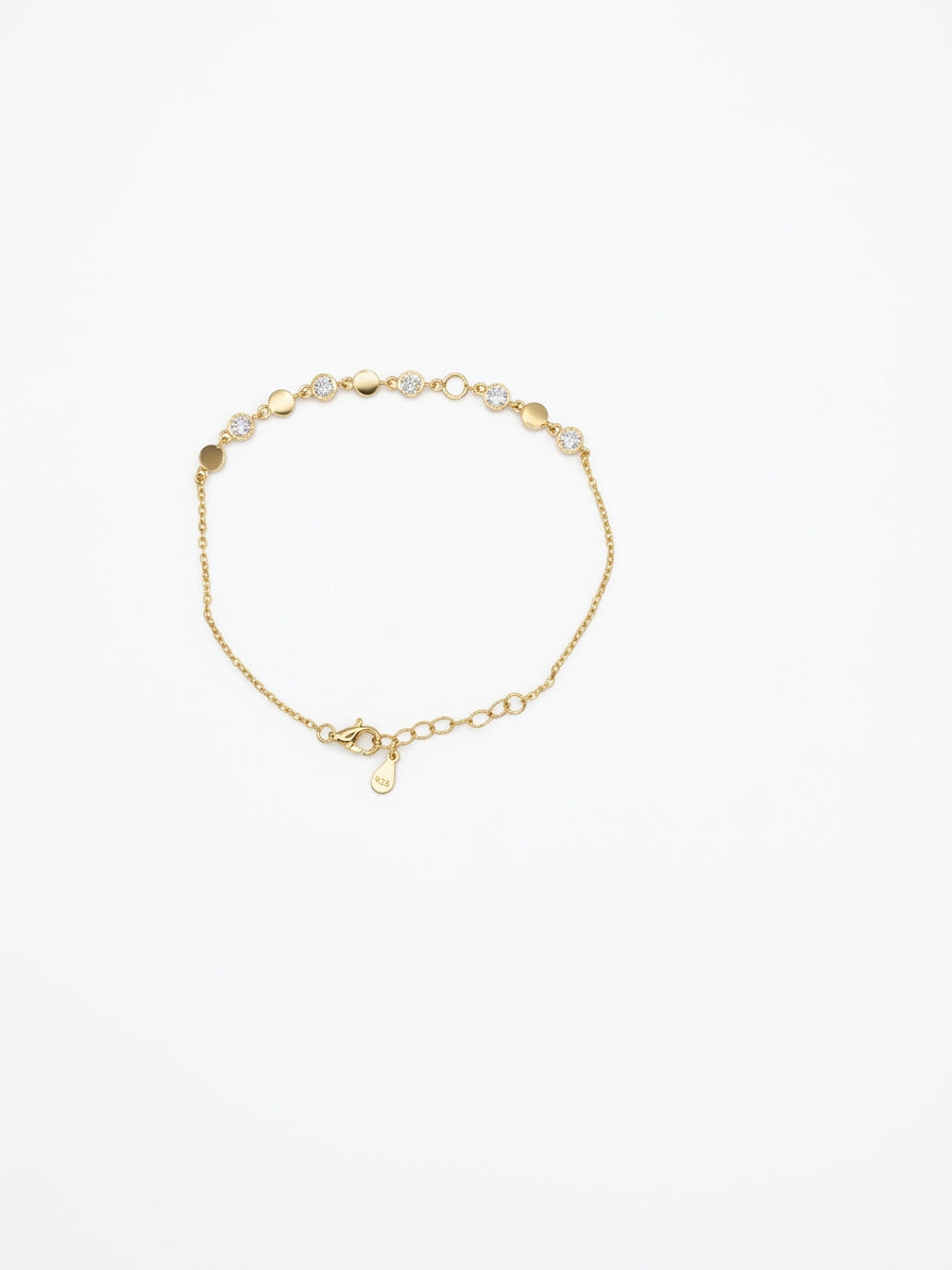 Pulsera Cz Strap & Flat Bracelet