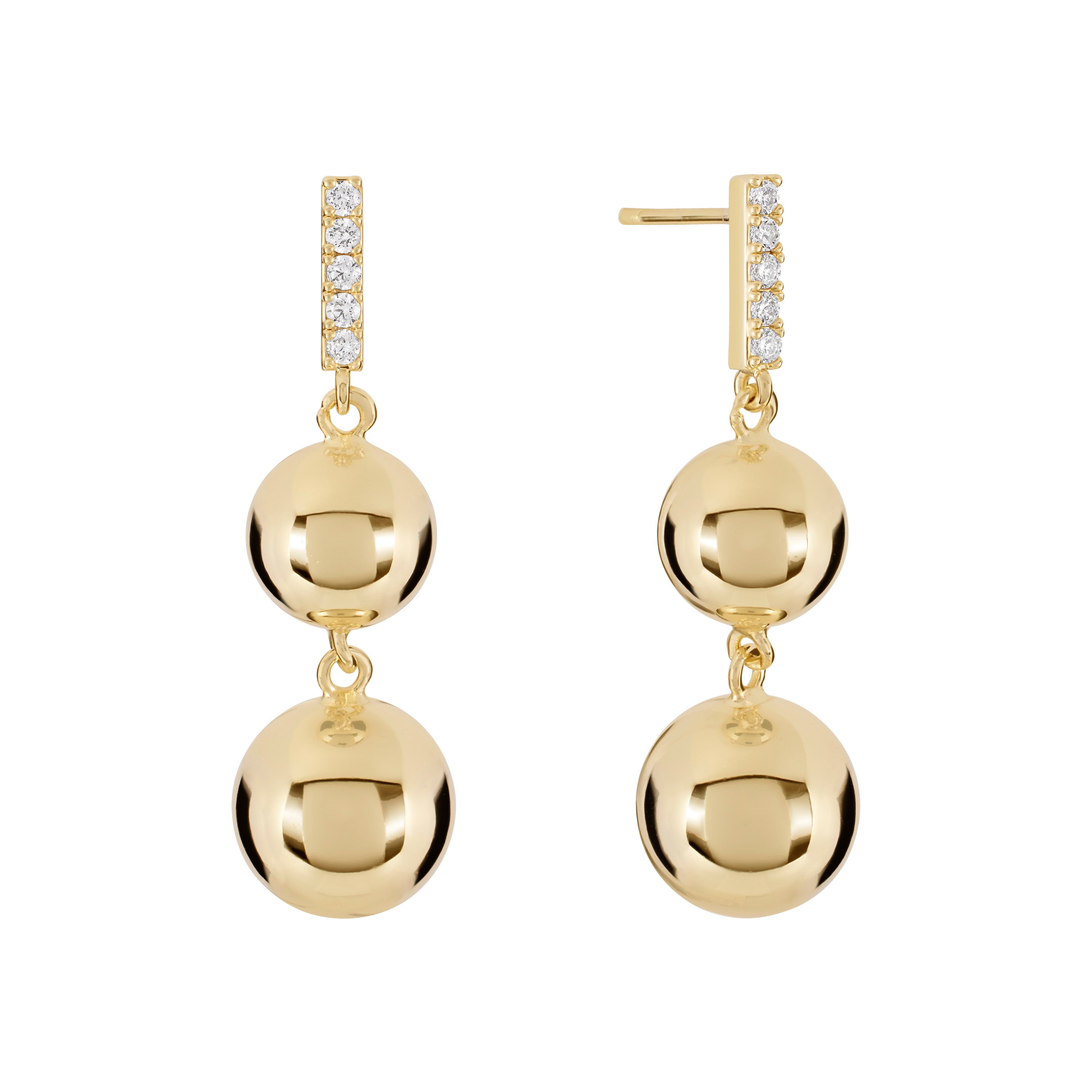 Aro Bar & Double Bubbles Stud