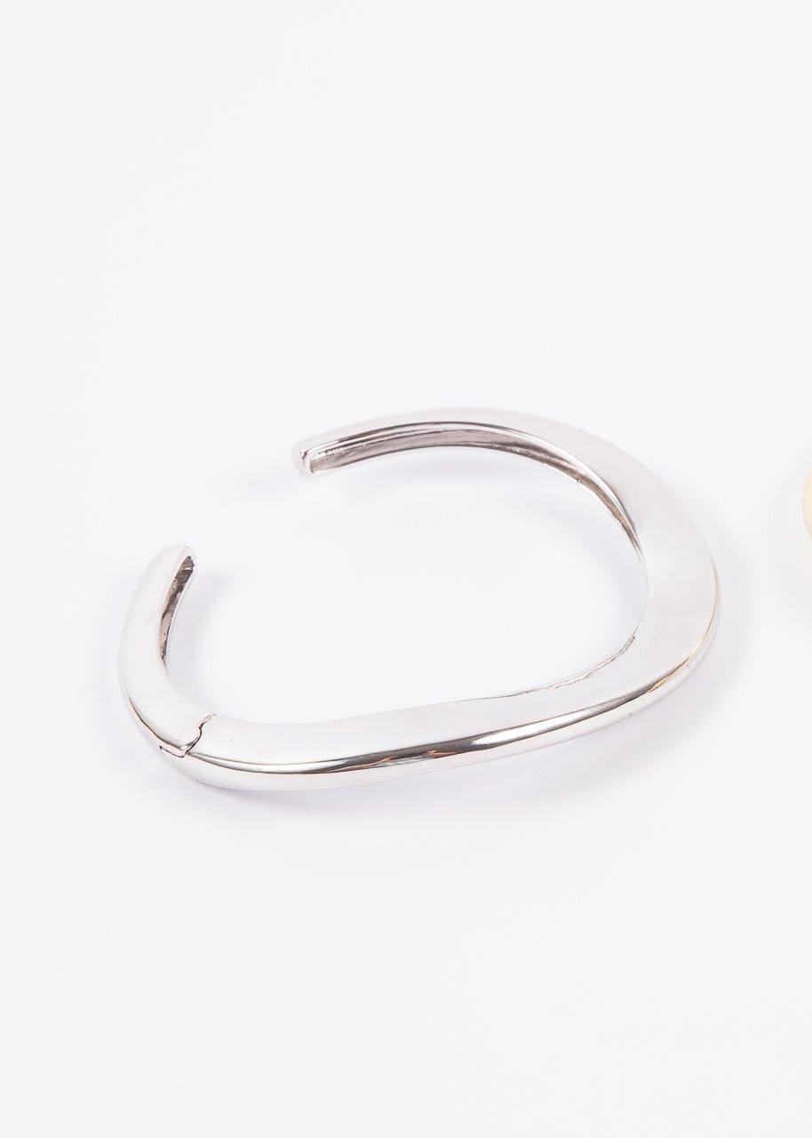 Pulsera Stainlesss Steel Irregular Thin Bracelet
