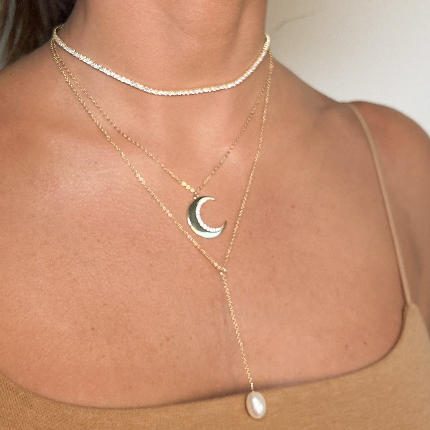 Collar Single Pearl Tie