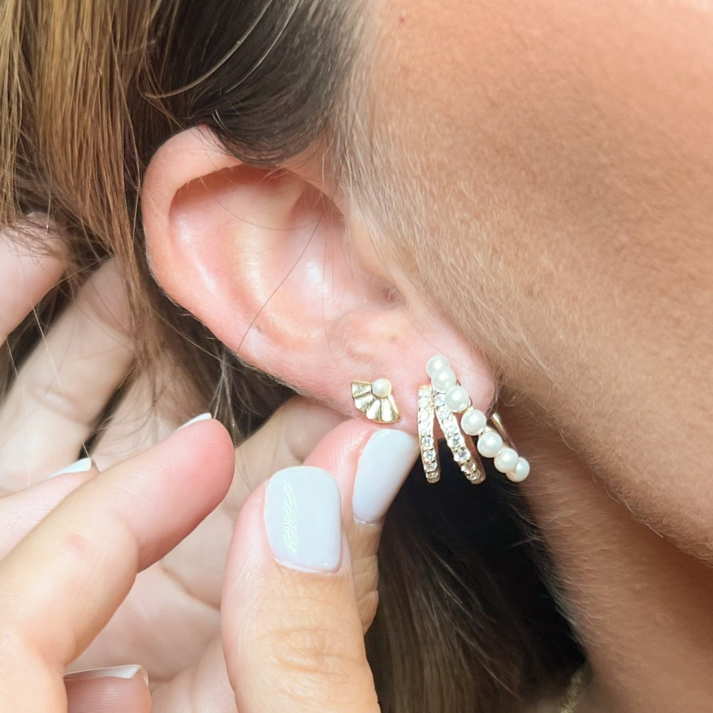 Aro Baby Fanny Pearl Stud