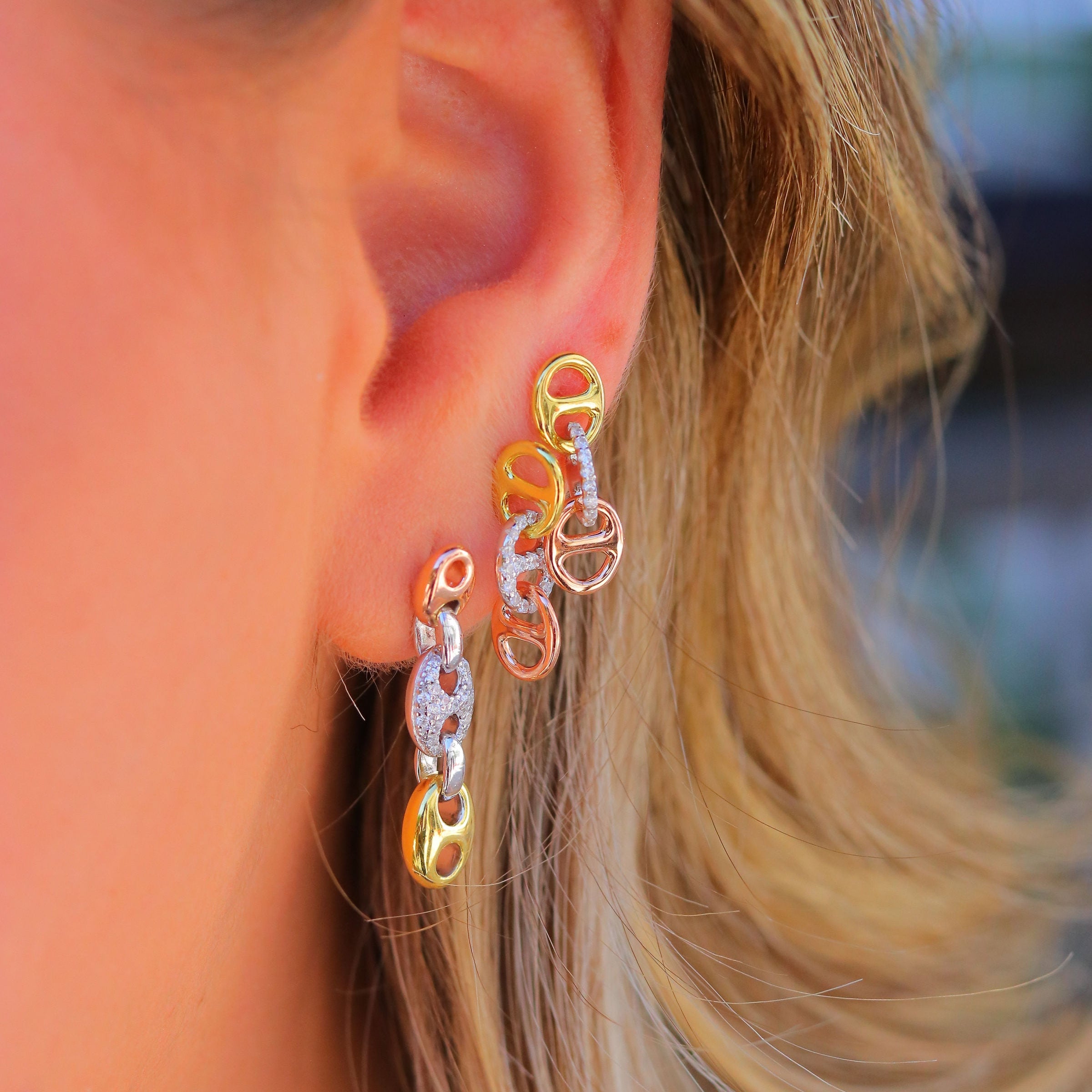 Aro Niki Tri Color Dangle