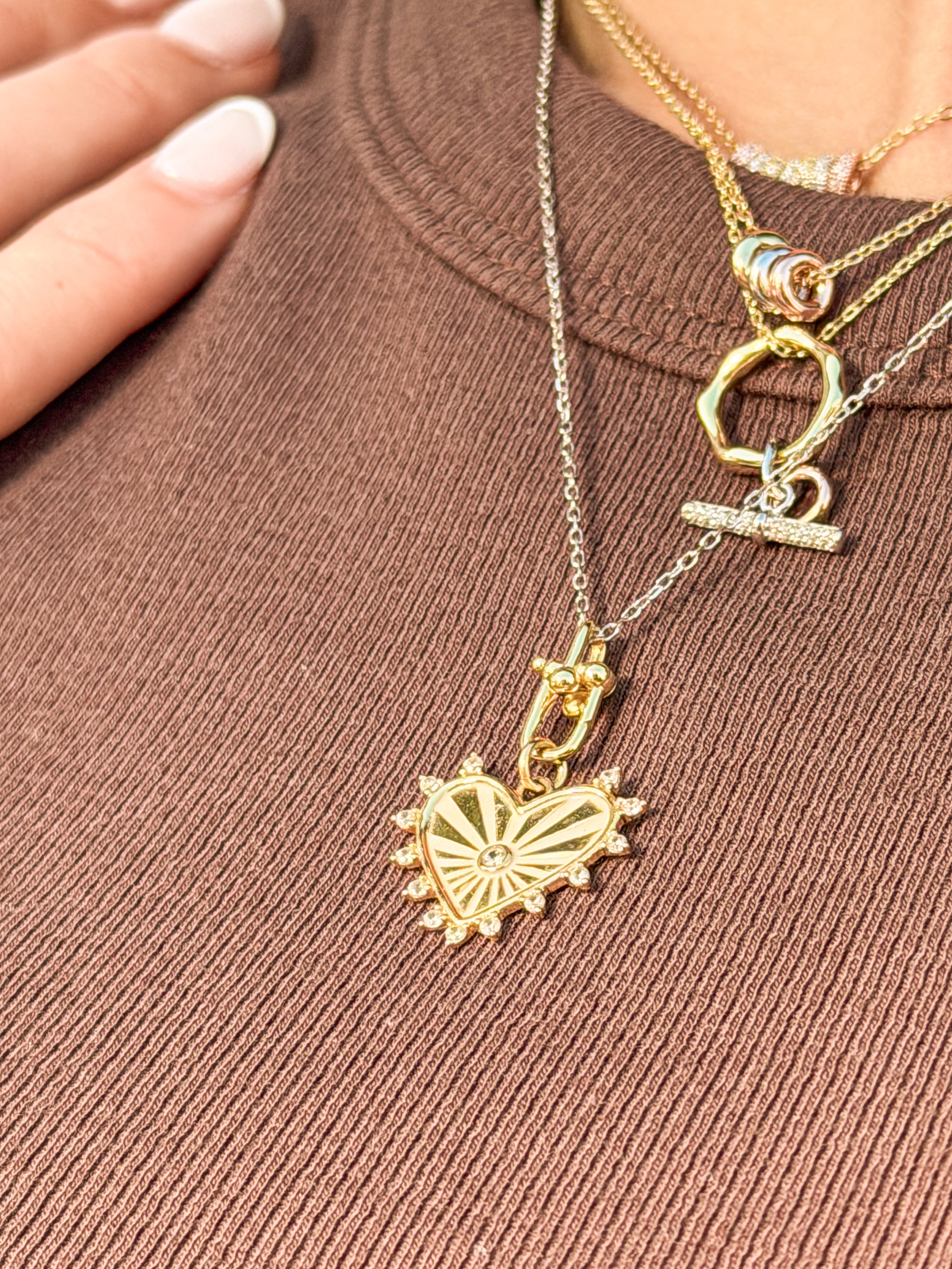 Collar 3 round trio colors new necklace