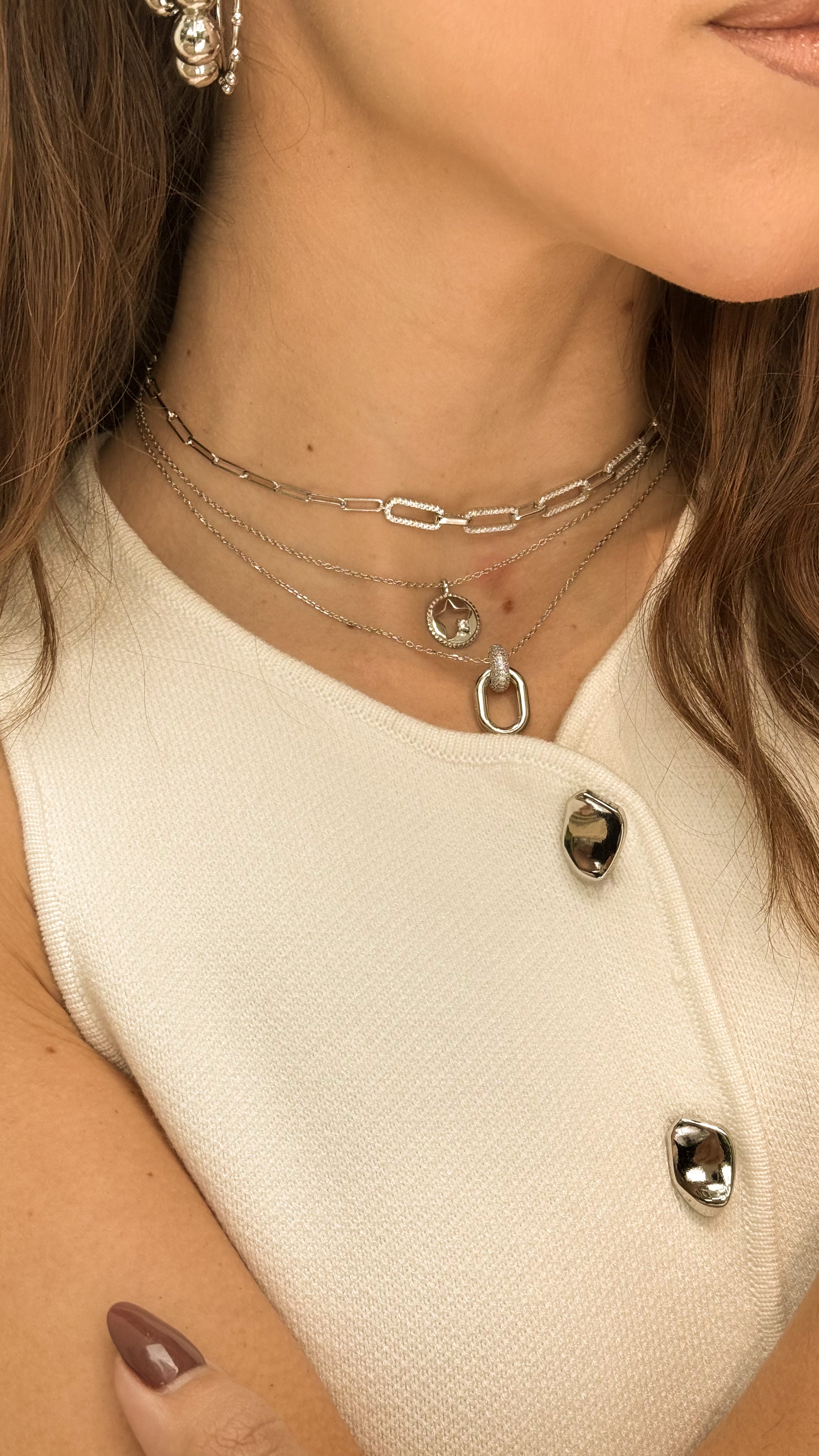 Collar Newest Cz Dangle Choker