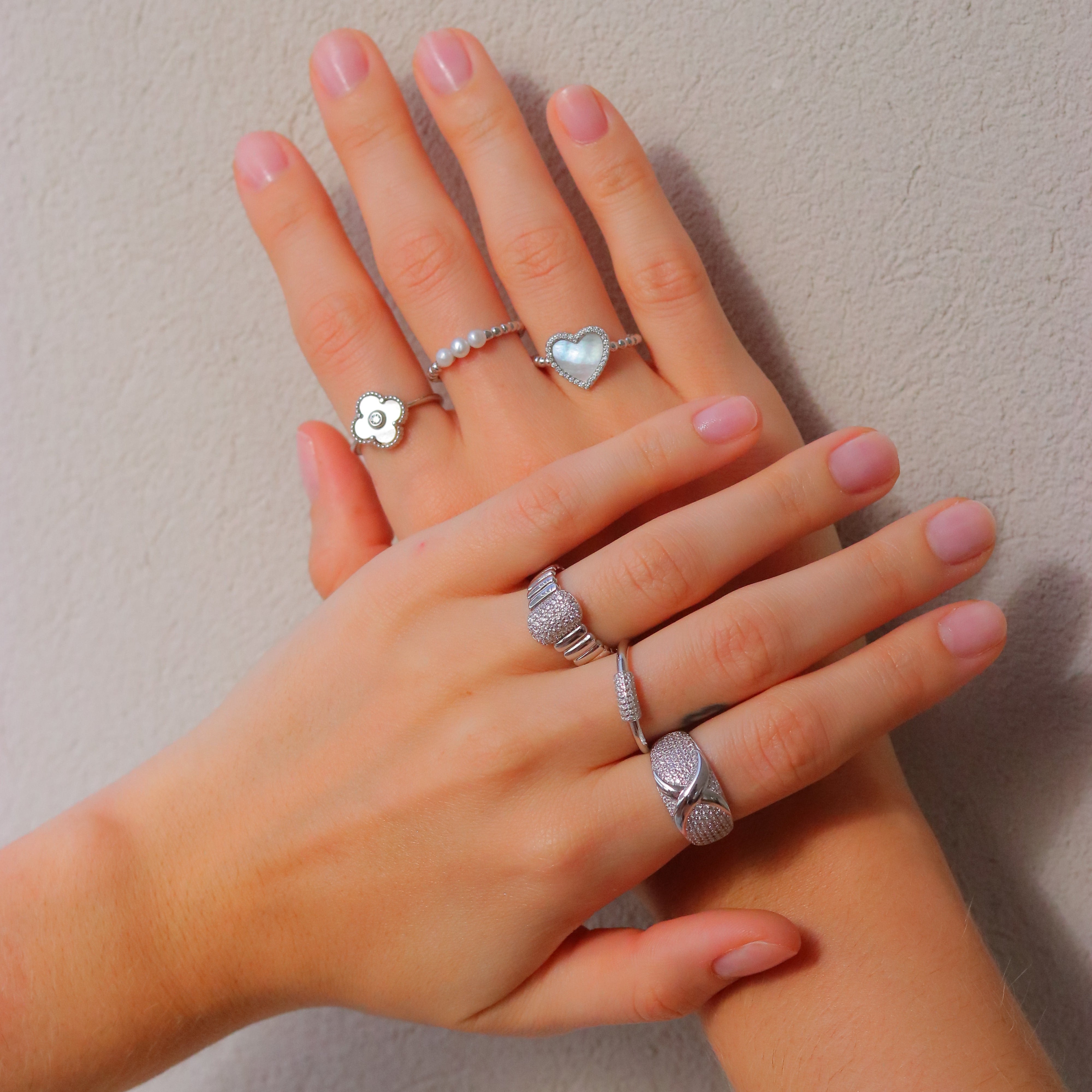 Anillo CZ Cross Gross Ring