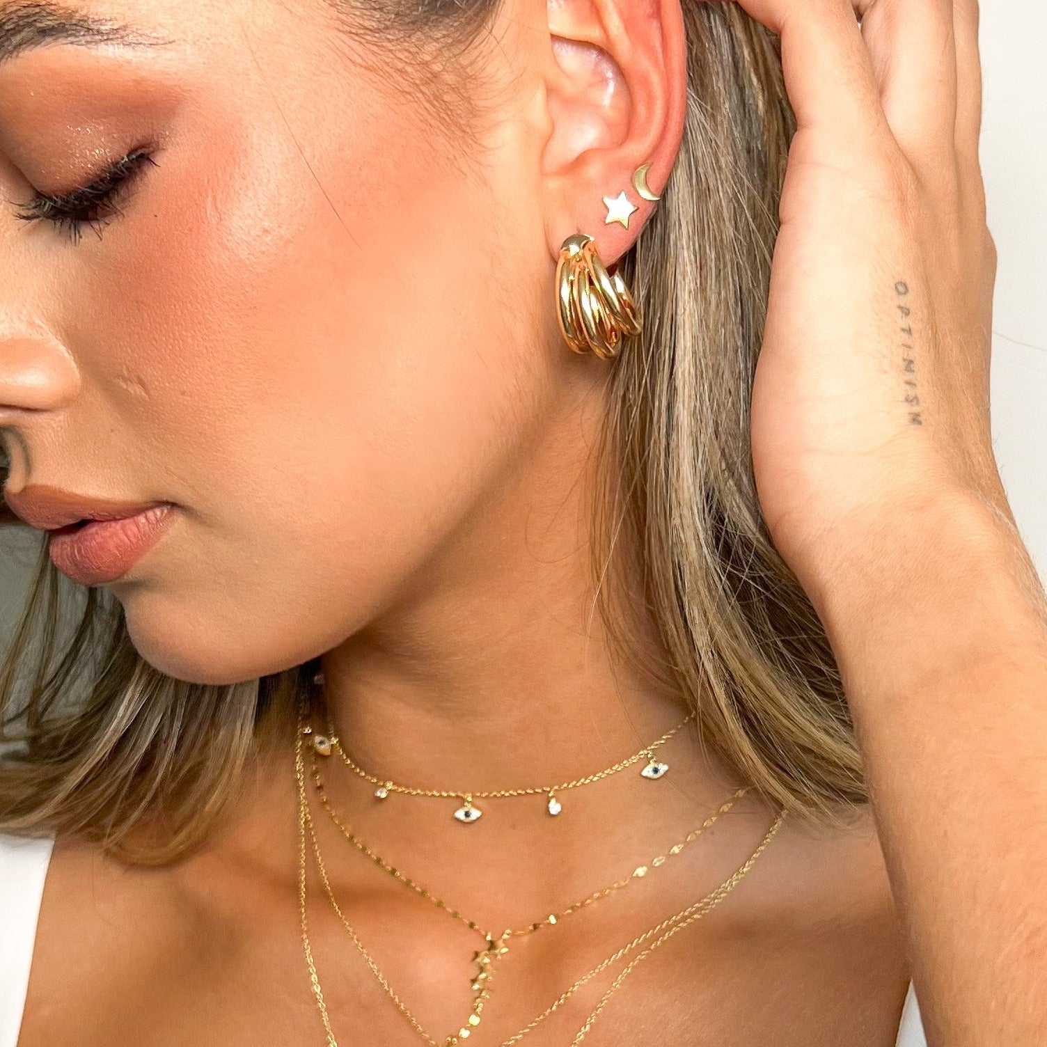 Aro New Tate Hoop Gold