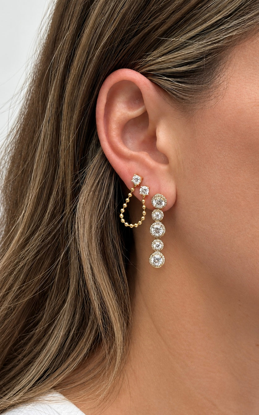 Aro 6 Round Dots Stud