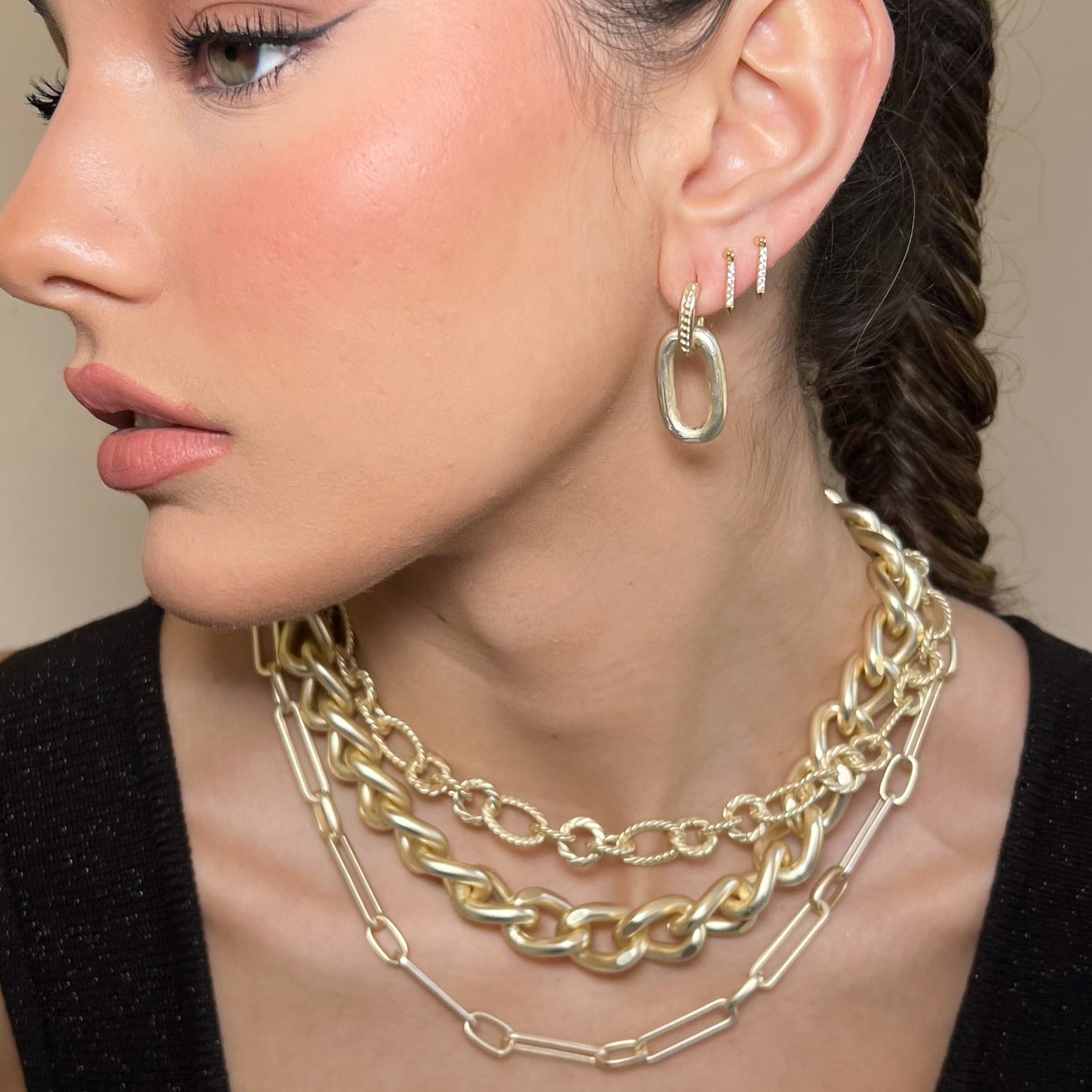 Collar Cuban Chunky Matte Choker