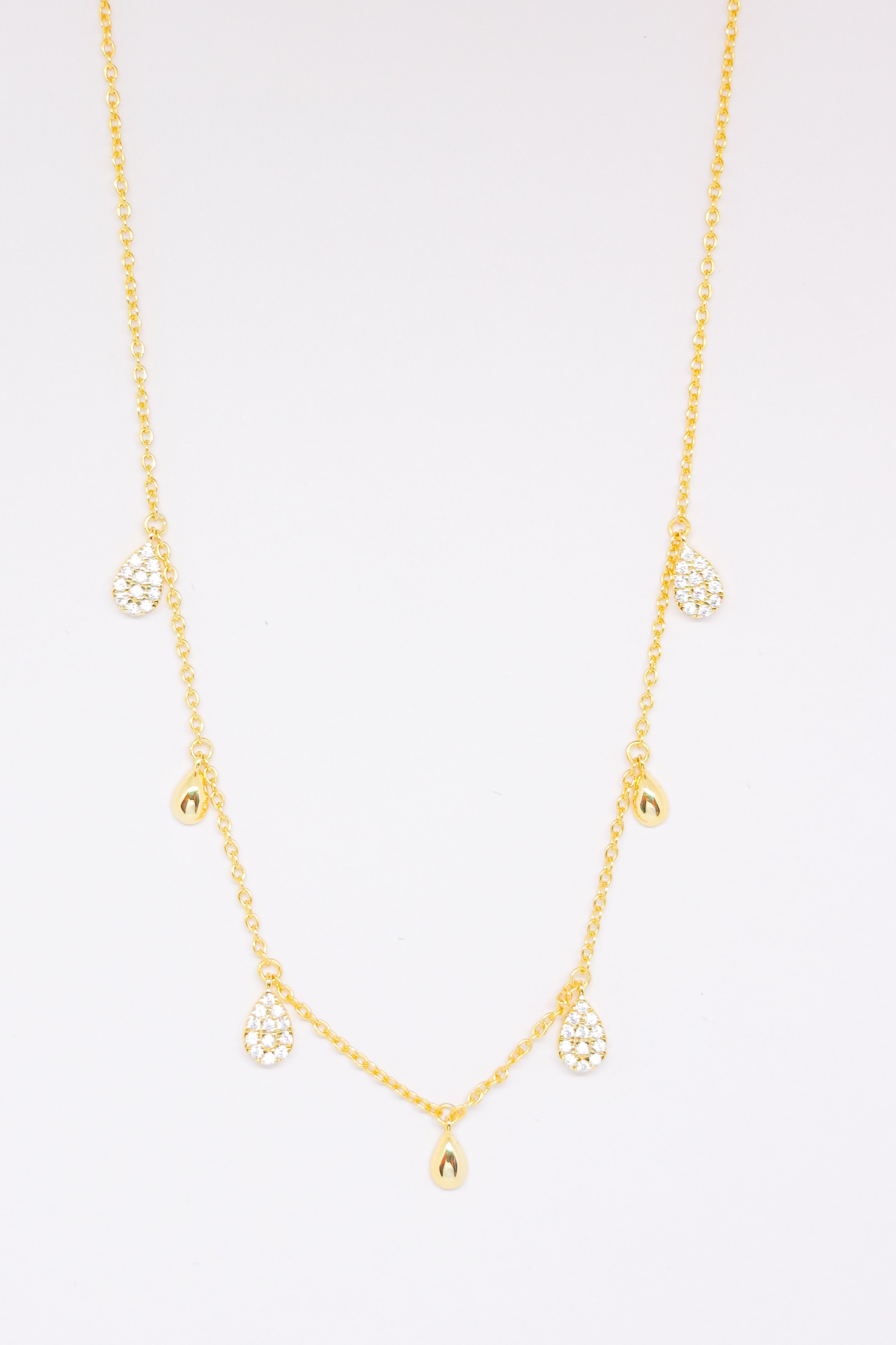 Collar Baby Teardrops Choker CZ