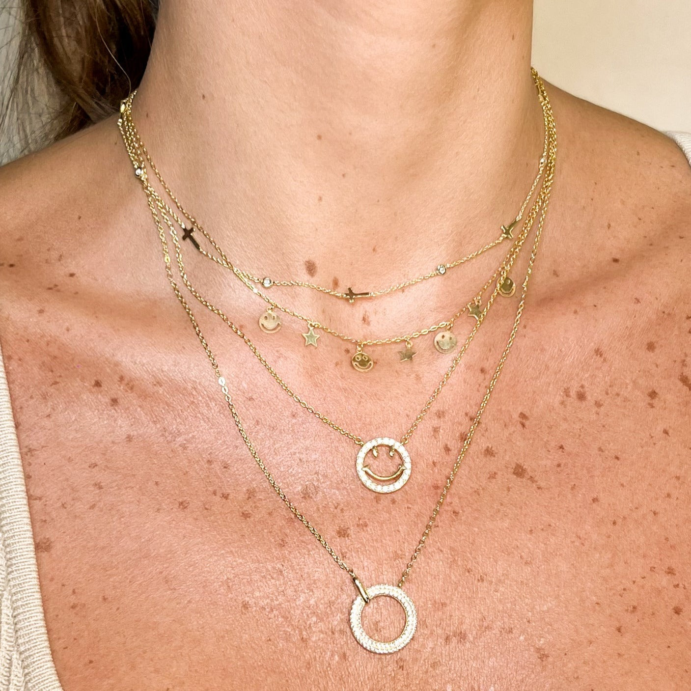 Collar Star & Happy Face Choker