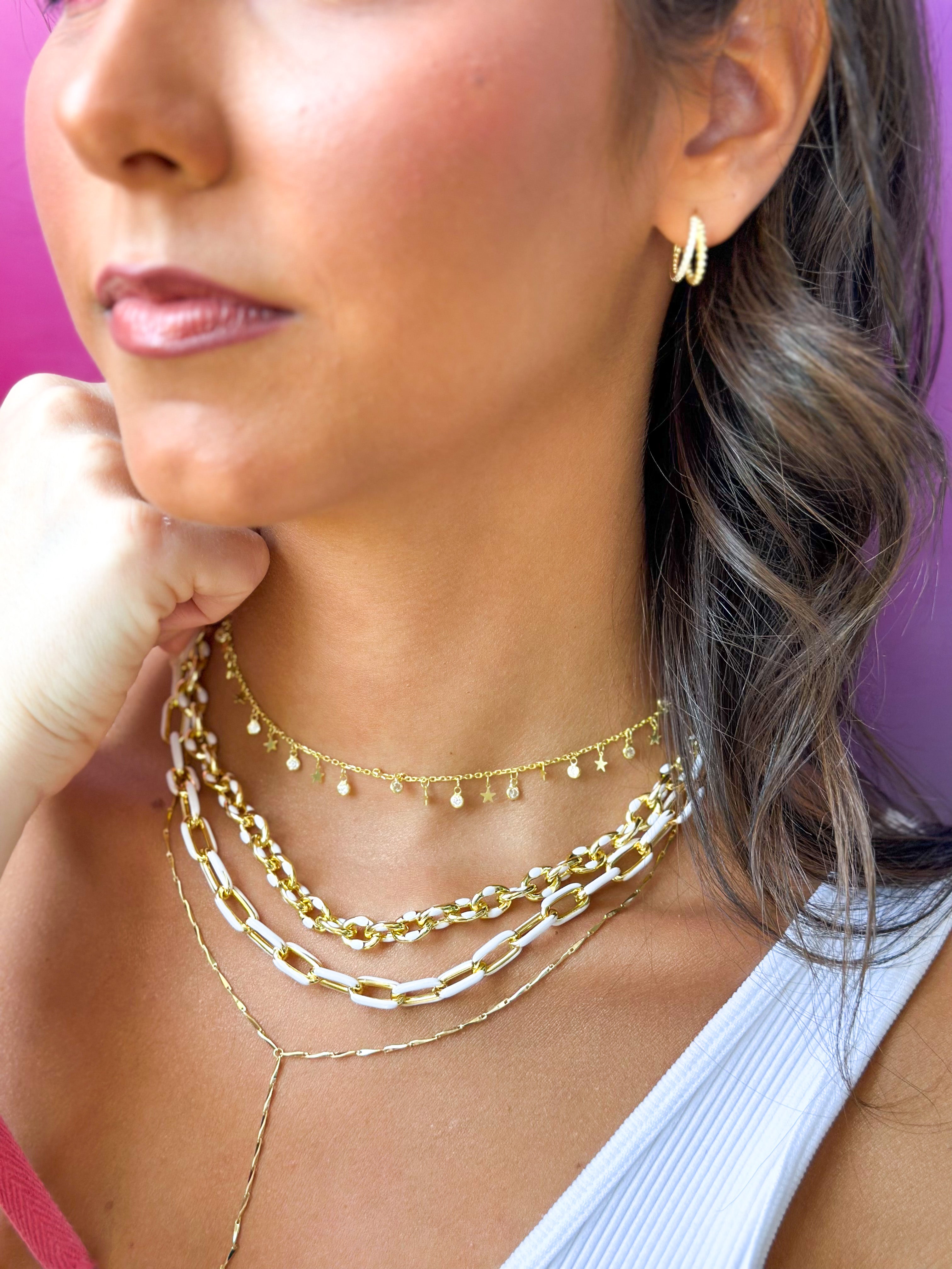 Collar Fluo Enamel Chain