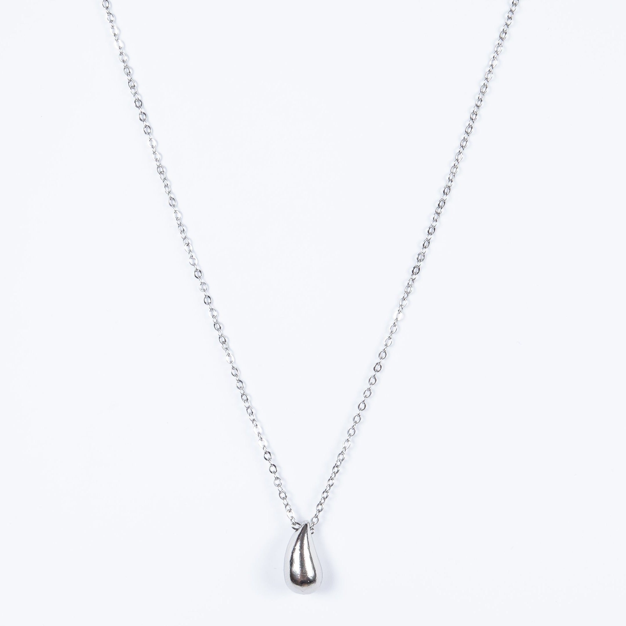 Collar Baby Drop Necklace Silver