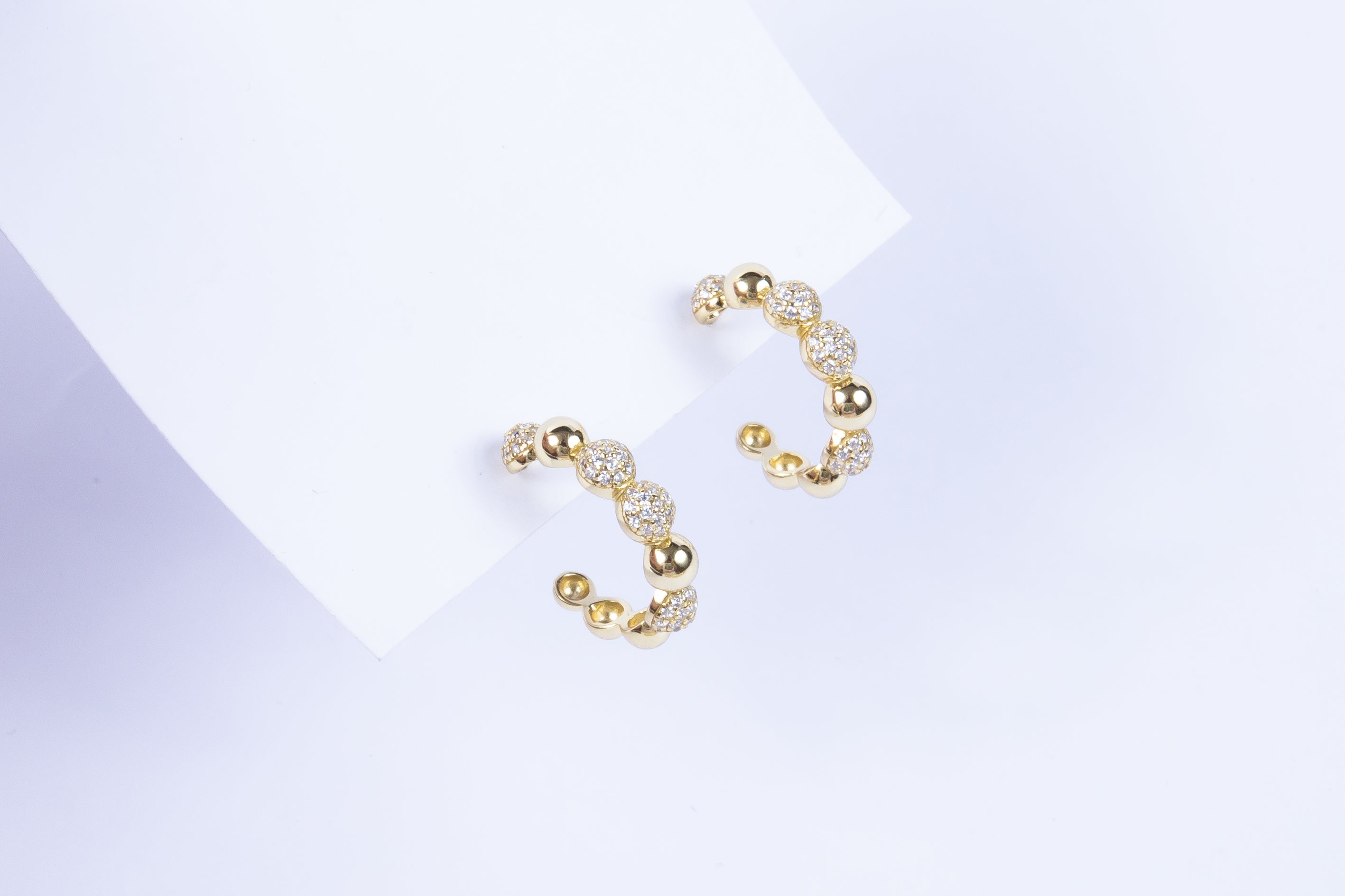 Aro Bubble Hoop Gold