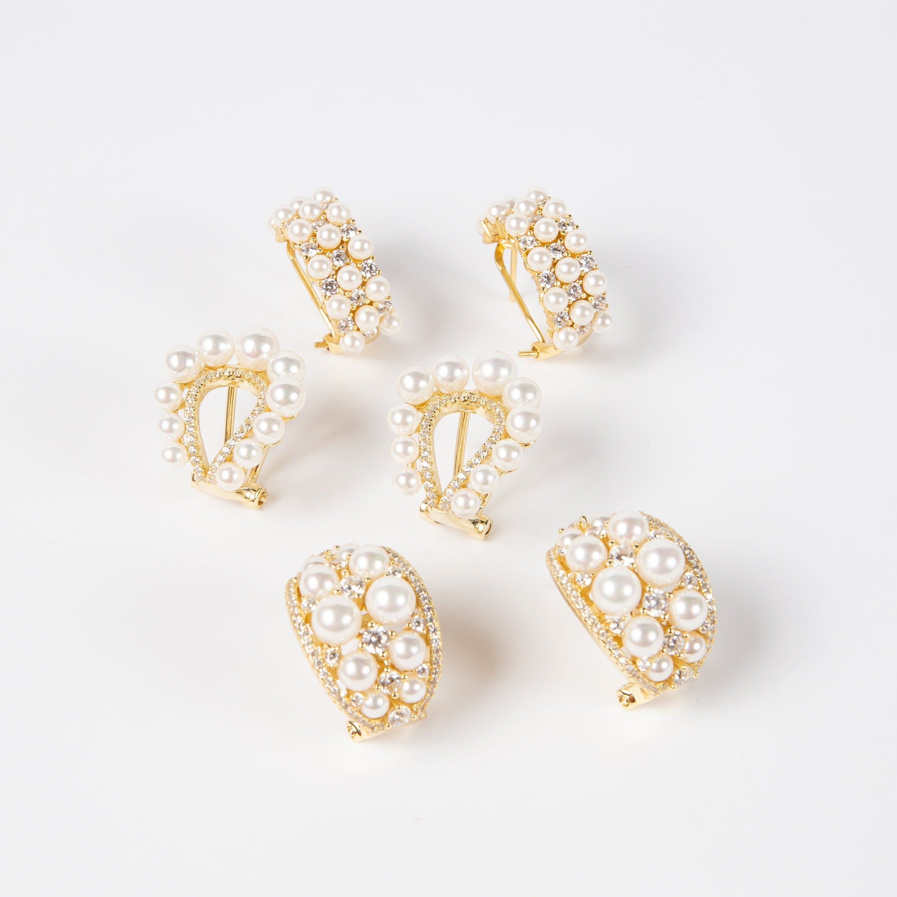 Aro Bubbly Drop Pearl Clip