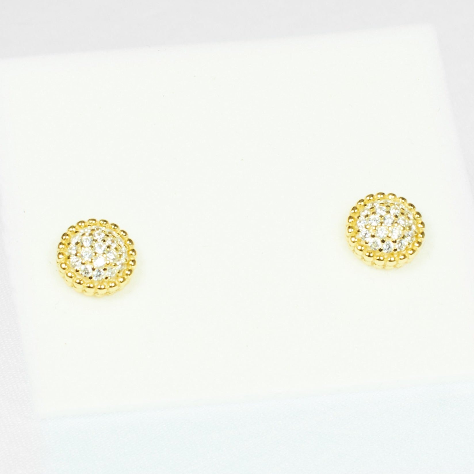 Aro Roundy Round cz Stud