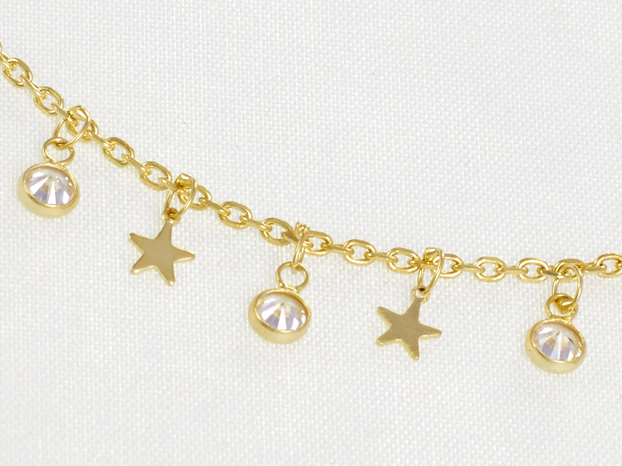 Collar Mini Star & Cz Shaker Choker