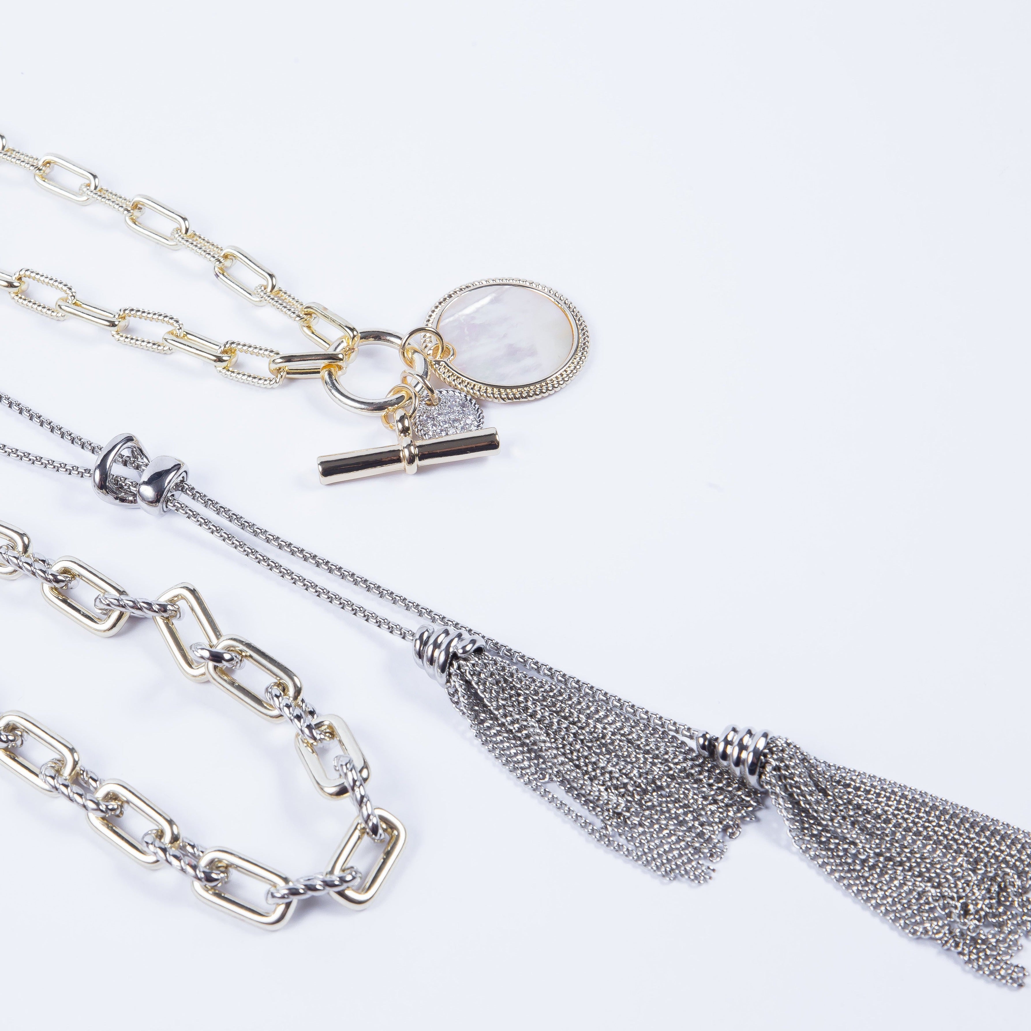 Collar Extra Long Skinny Tassel